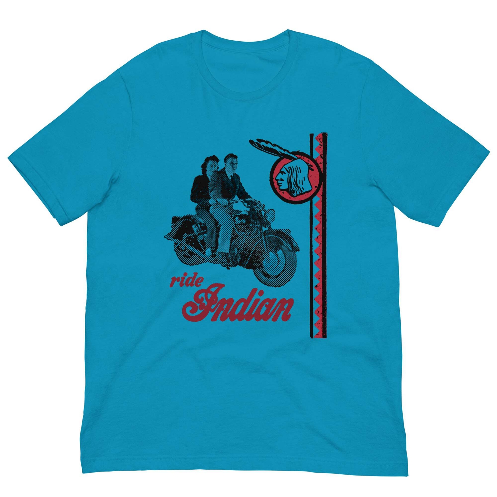 Indian Motorcycle Vintage Retro T Shirt Classic Men Women