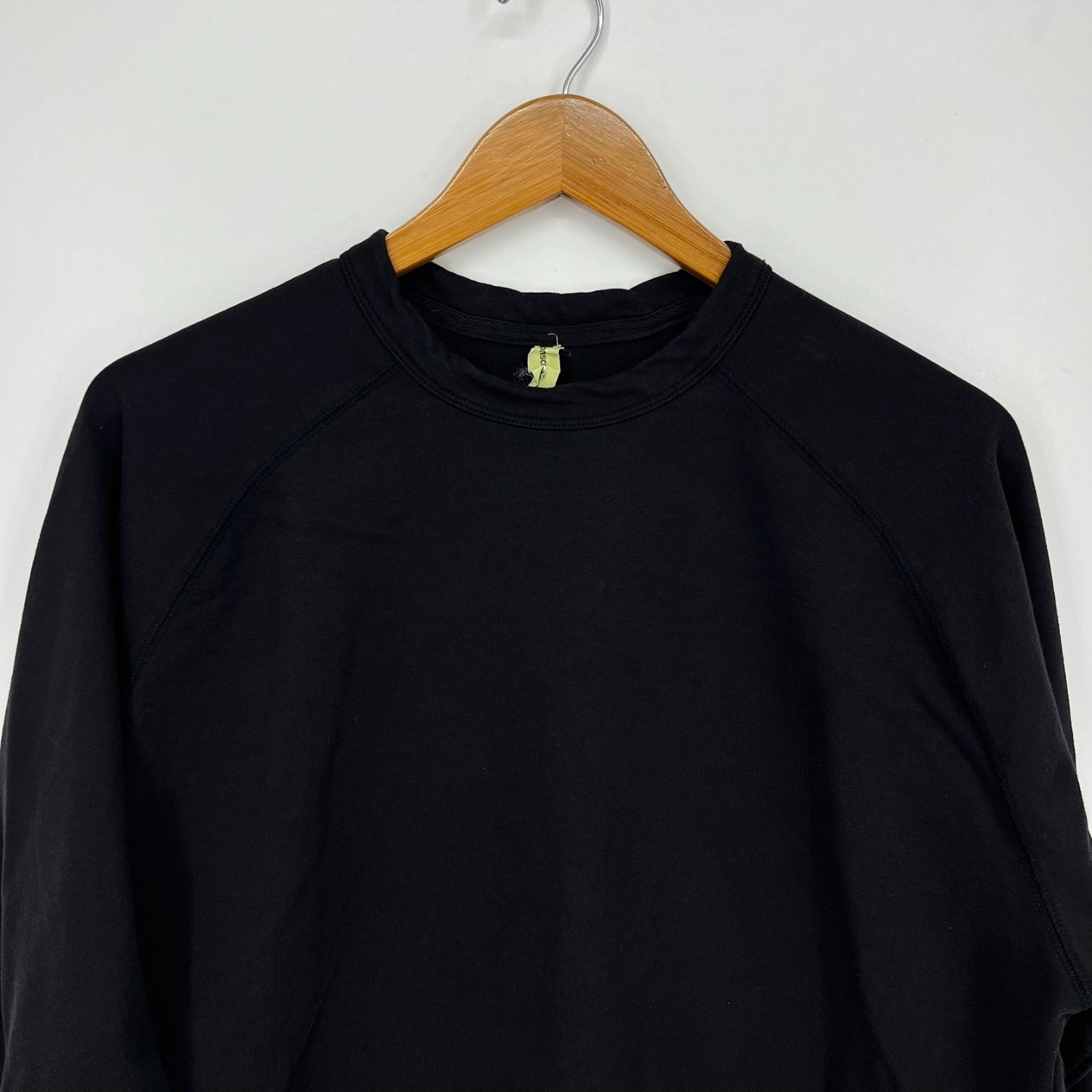 Econscious Long Sleeve T-Shirt Men&rsquo;s Size L Black Crew Neck Cotton Blend