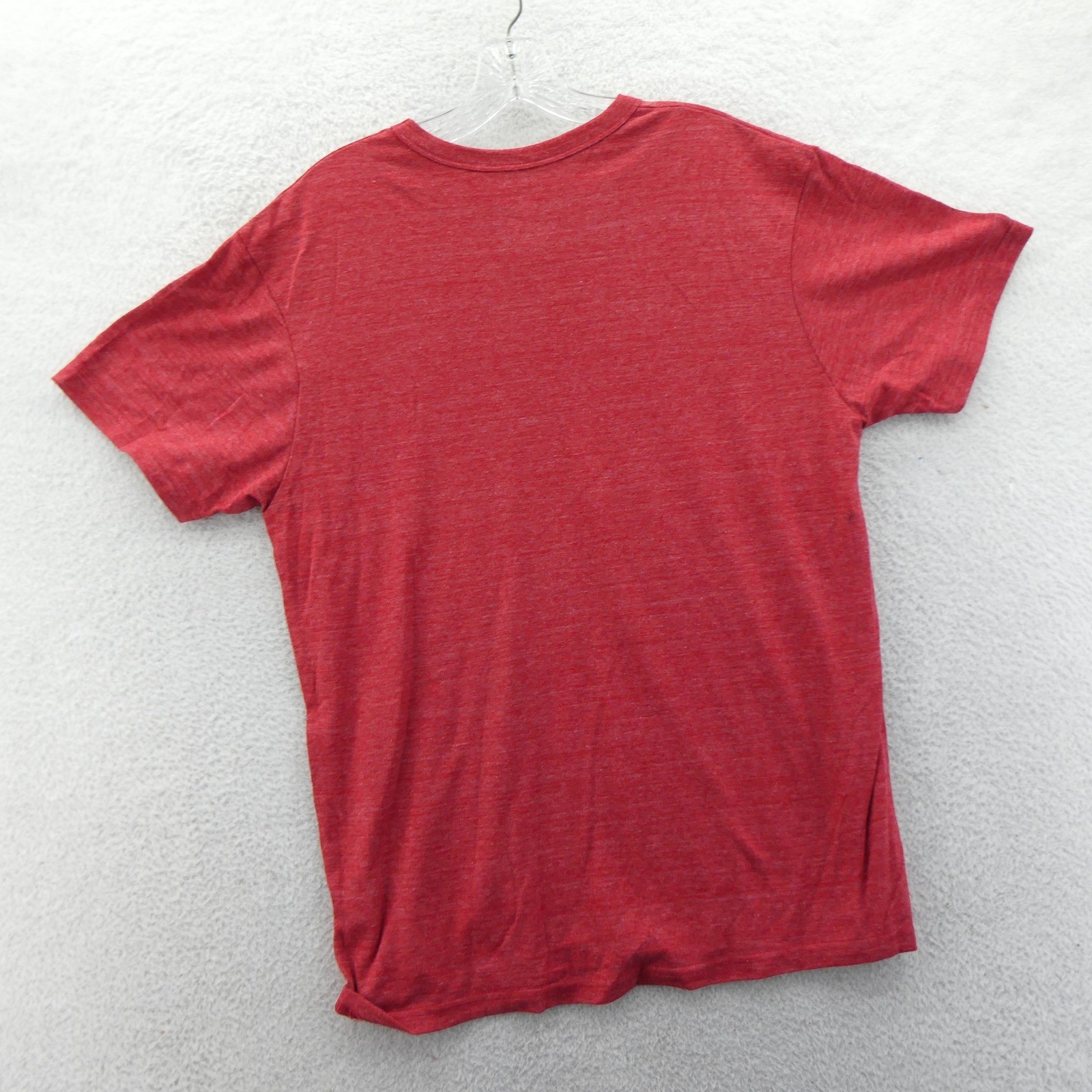 League Shirt Mens Large Great Smoky Mountains Tennessee Red Graphic Tri-Blend