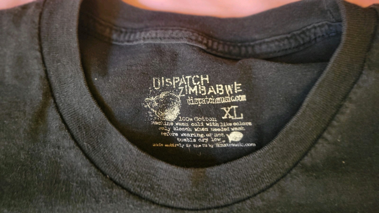 Rock Band Dispatch Zimbabwe MSG 2007 Concert Shirt XL – Video Crew Member Owned