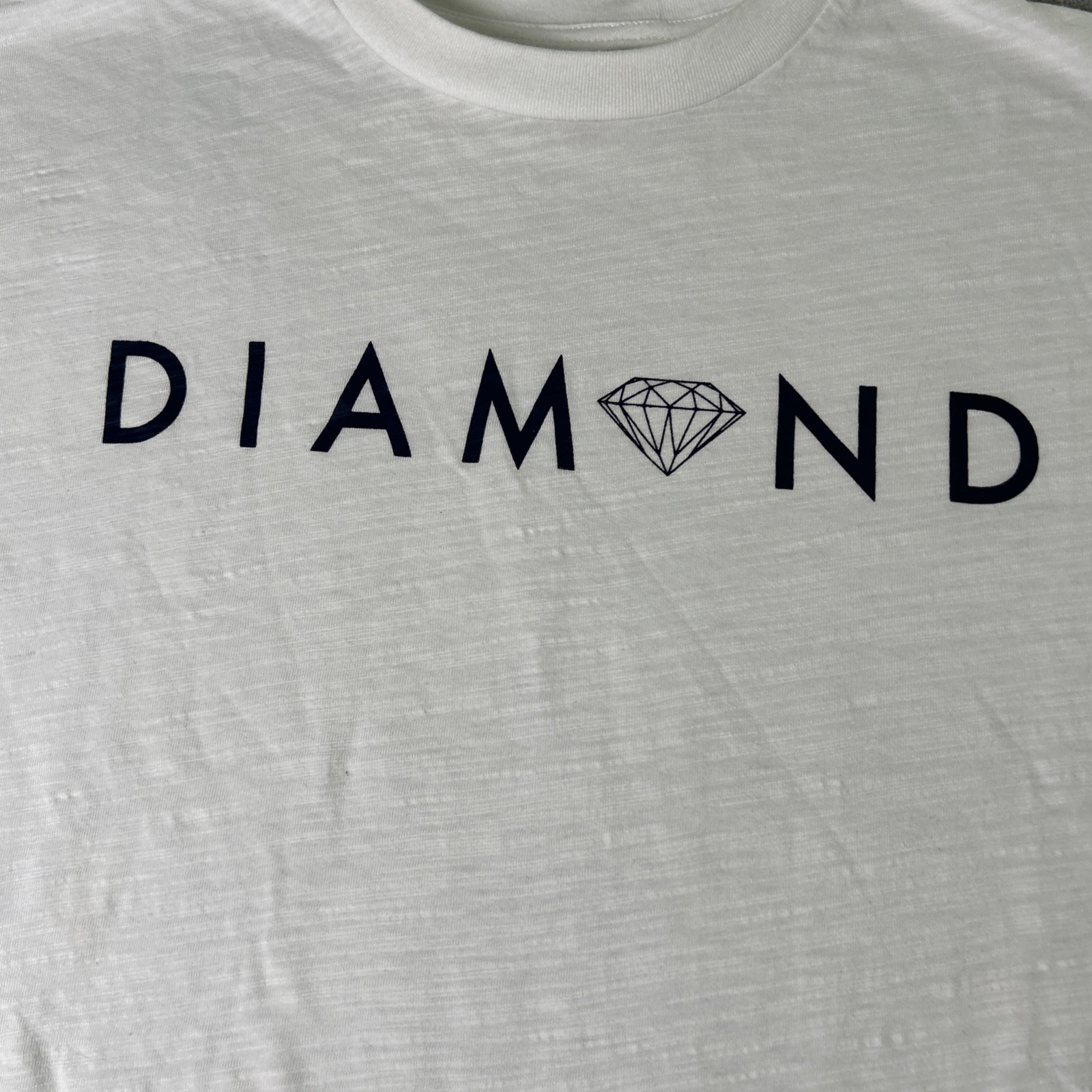 Diamond Supply Co. Crew Neck Short Sleeve T Shirt Mens Size Small White