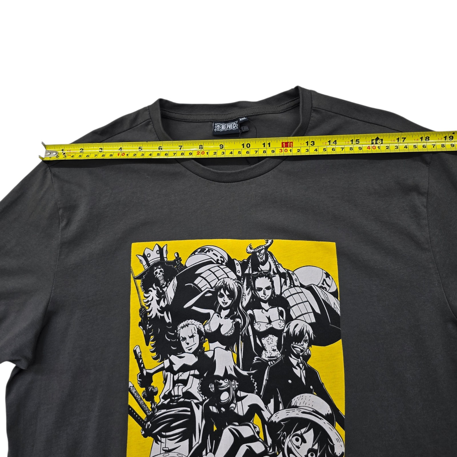 Piombo One Piece Anime Black XXL T-Shirt Italy Cotton Blend