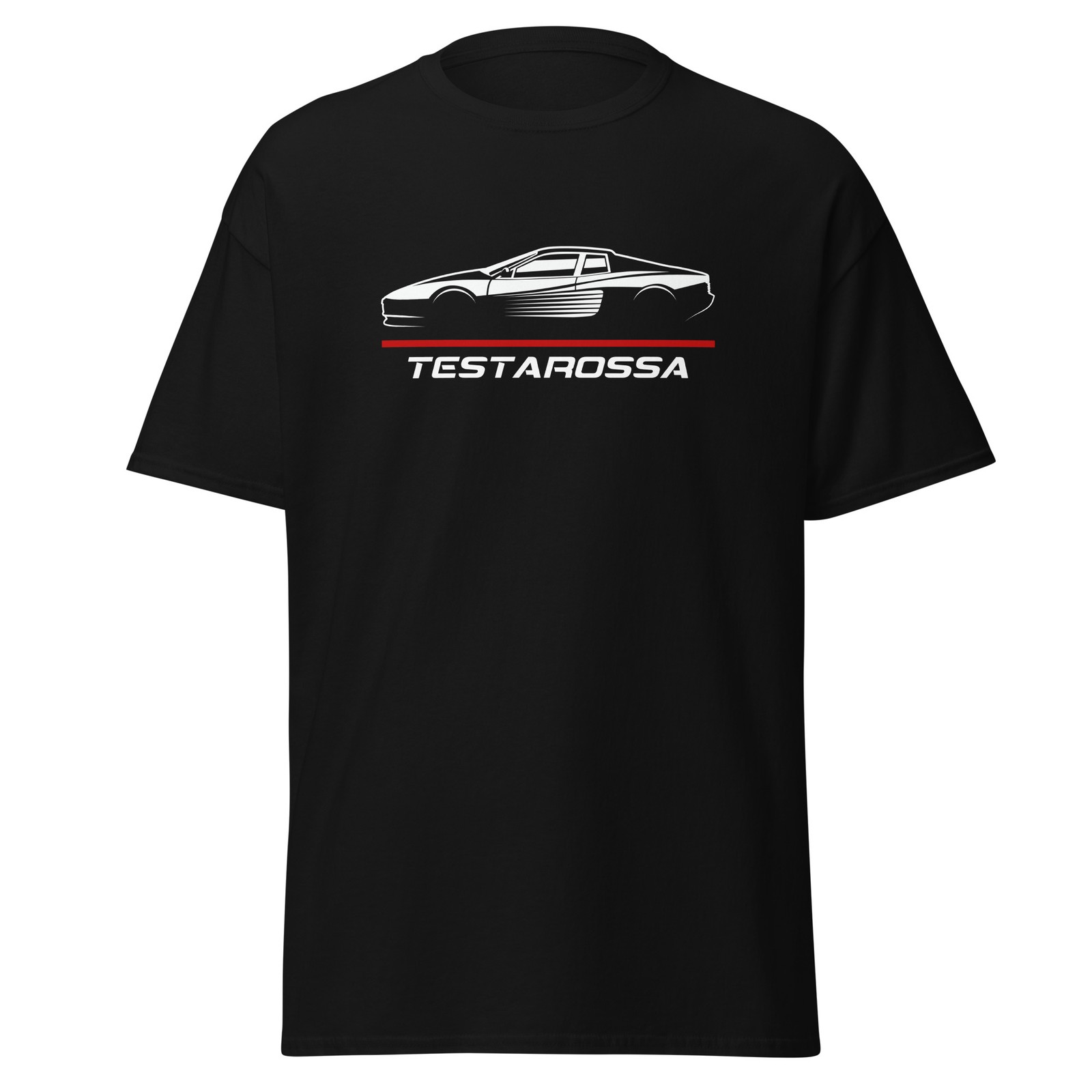 Testarossa 80s Side Slats Pininfarina Exotic Icon Graphic Tee T-Shirt Gift