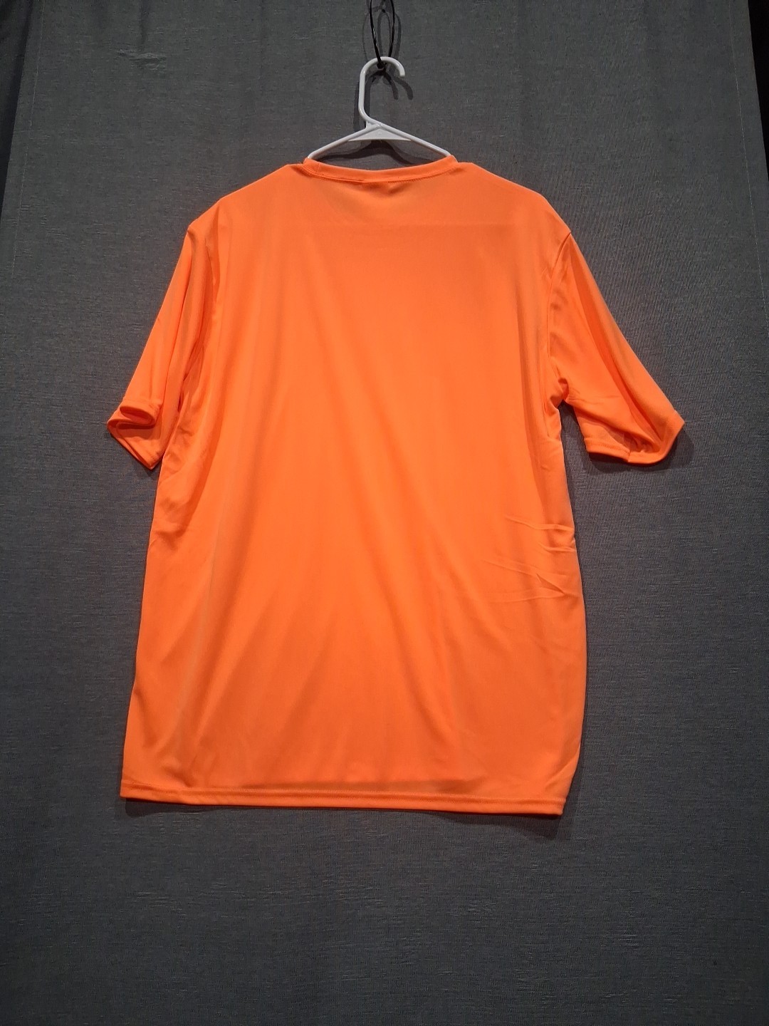 Custom Graphic Dri Fit Short Sleeve T Htv Print Orange Size Large E240
