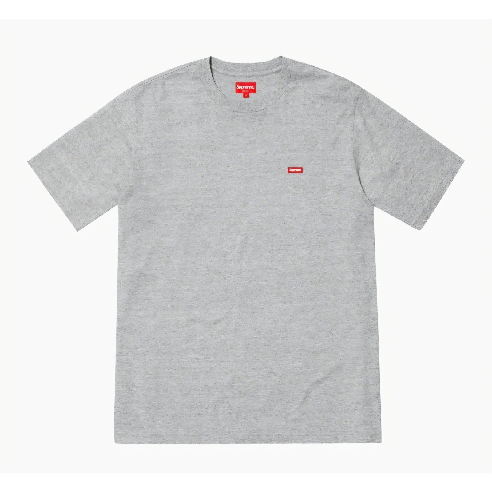 SUPREME Box Tee Heater Gray Small front side Logo Streetwear Cotton T-Shirt szM