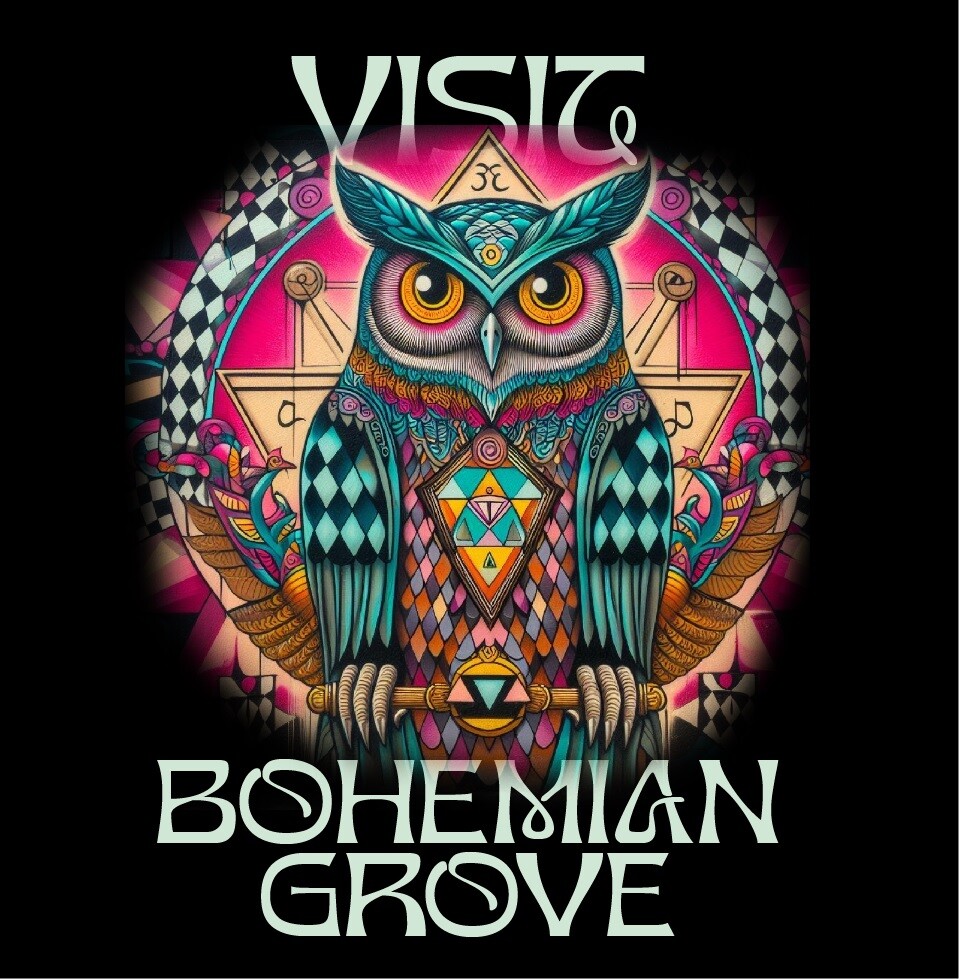 Visit Bohemian Grove California Elite Owl Campout Illuminati Shirt