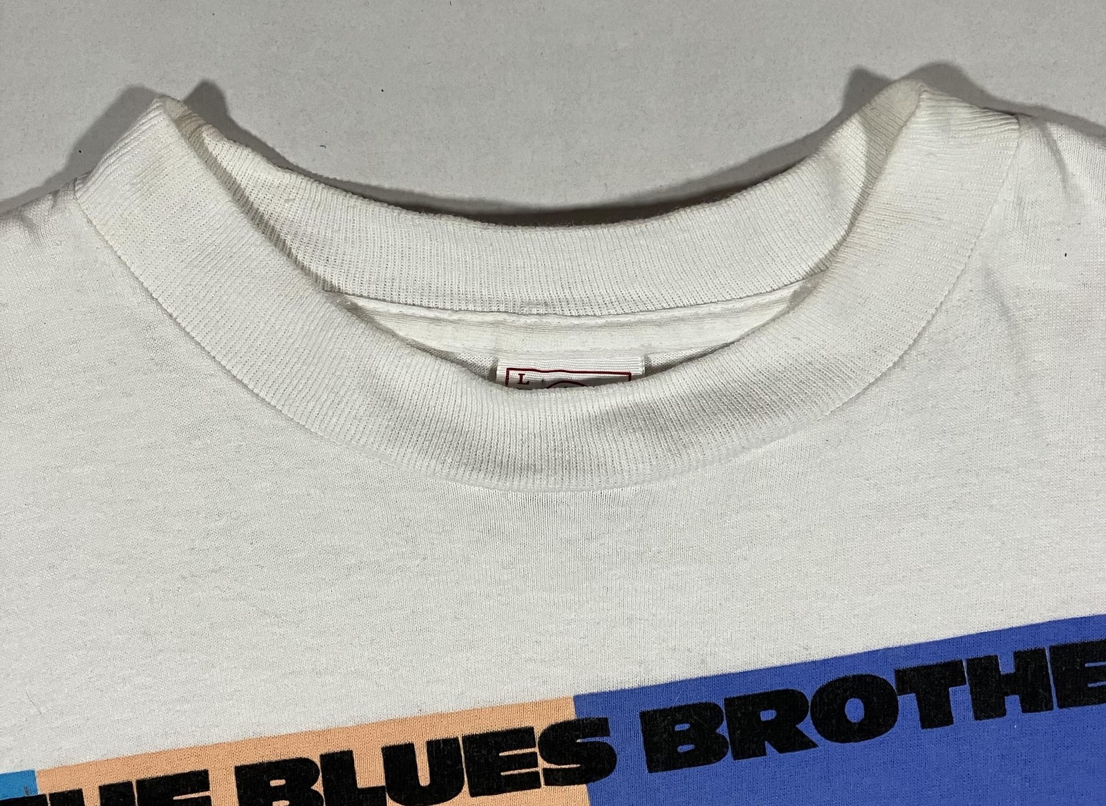 Vintage Blues Brothers Shirt Mens Large White SNL Saturday Night Live 90s Tee