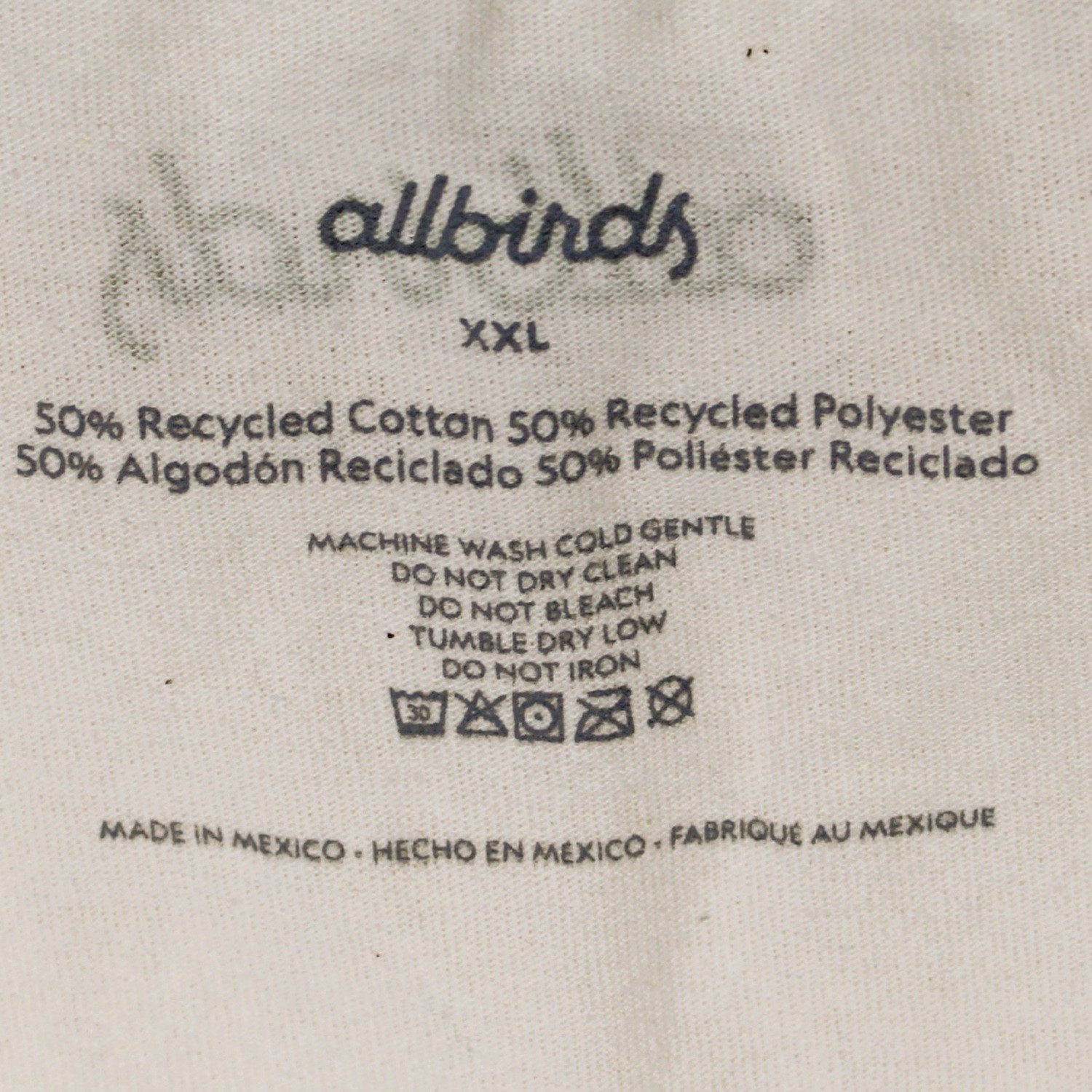 Allbirds Graphic Short Sleeve Men&rsquo;s Tee Birdscape Natural White 2XL
