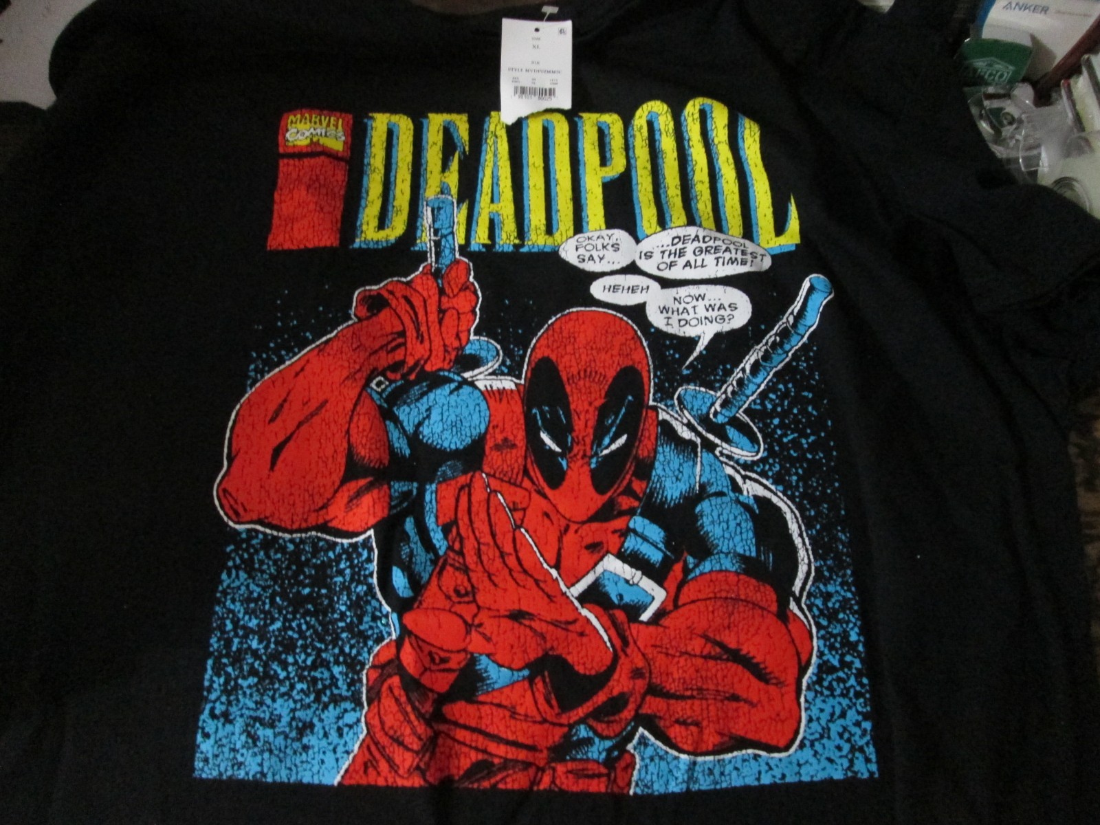 Deadpool Greatest of All Time XL T-Shirt Rob Liefeld Marvel Comics New w/ Tag