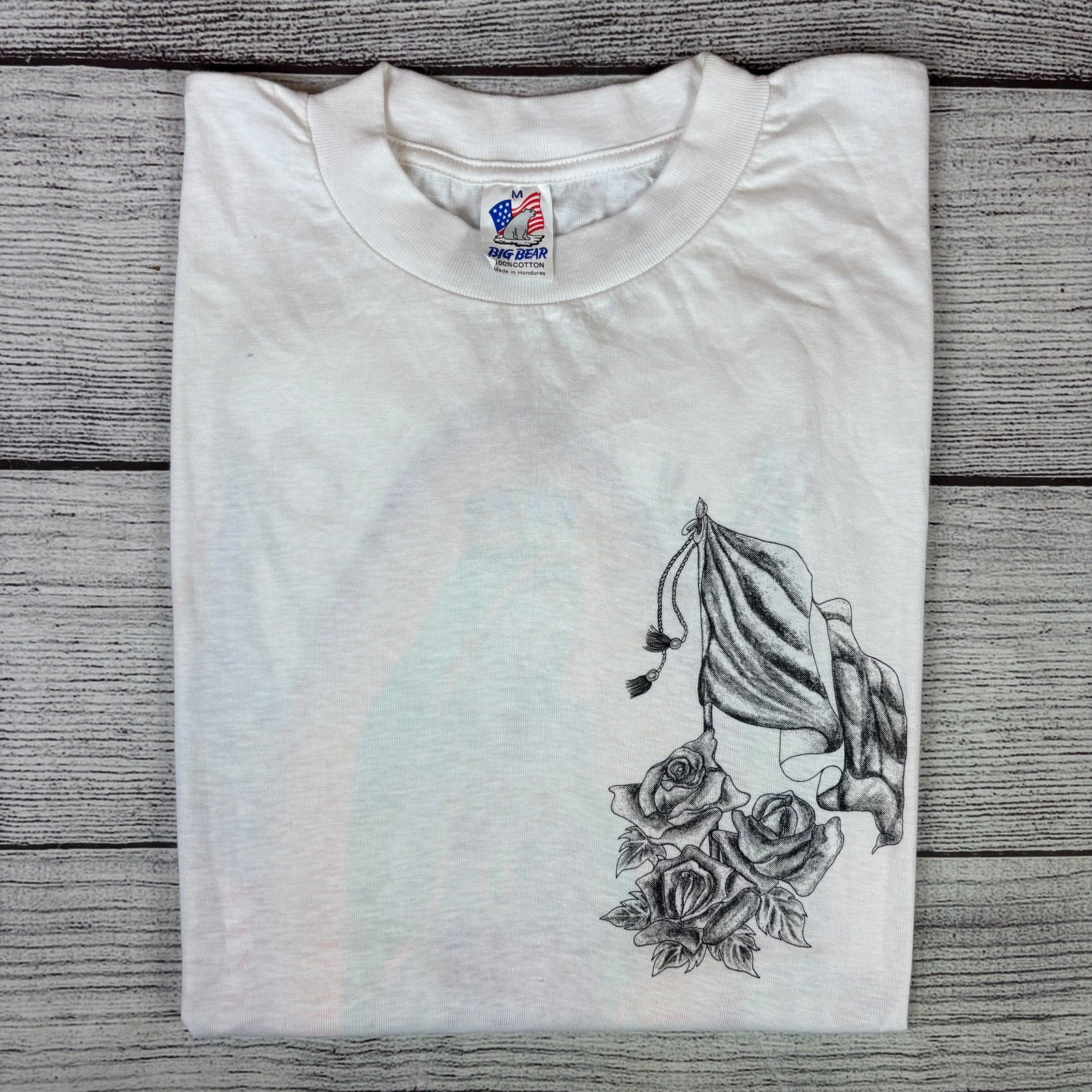 Vintage 1990s Lady of Guadalupe Single Stitch T-shirt size Men&rsquo;s Medium