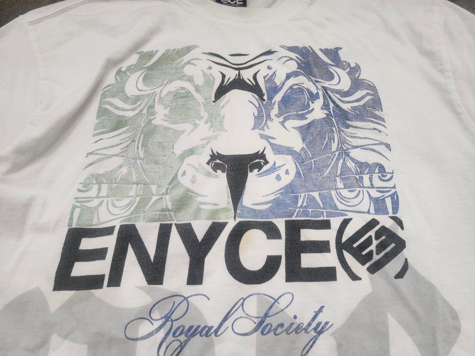 Vintage Y2K Enyce Men&rsquo;s 2XL 2009 Streetwear Hip Hop Skater White T Shirt