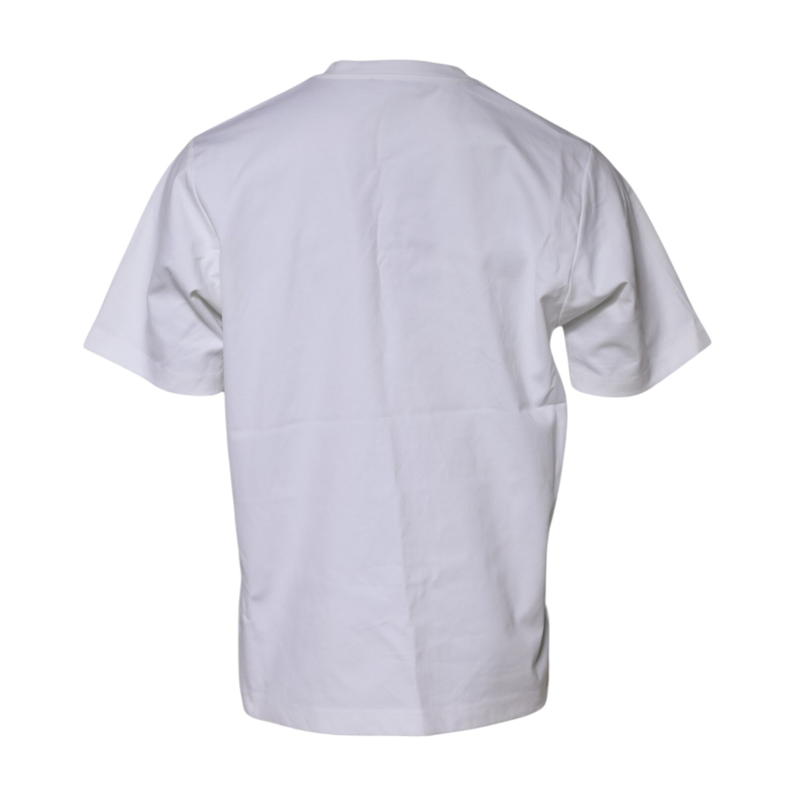 DOLCE & GABBANA T-shirt White Logo Embellish Short Sleeves IT52/US42/XL 1280usd