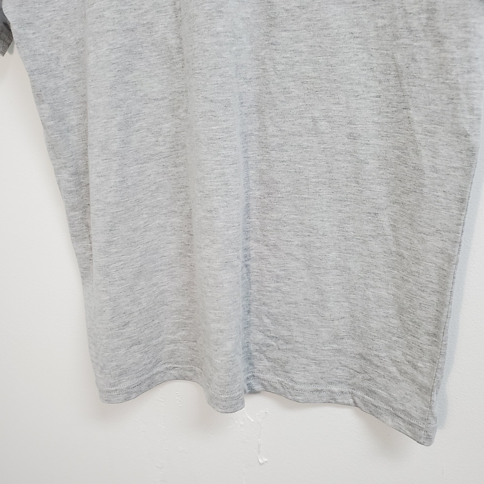 Smiley World Shirt Men Medium Grey Go Ahead Smile Graphic Tee
