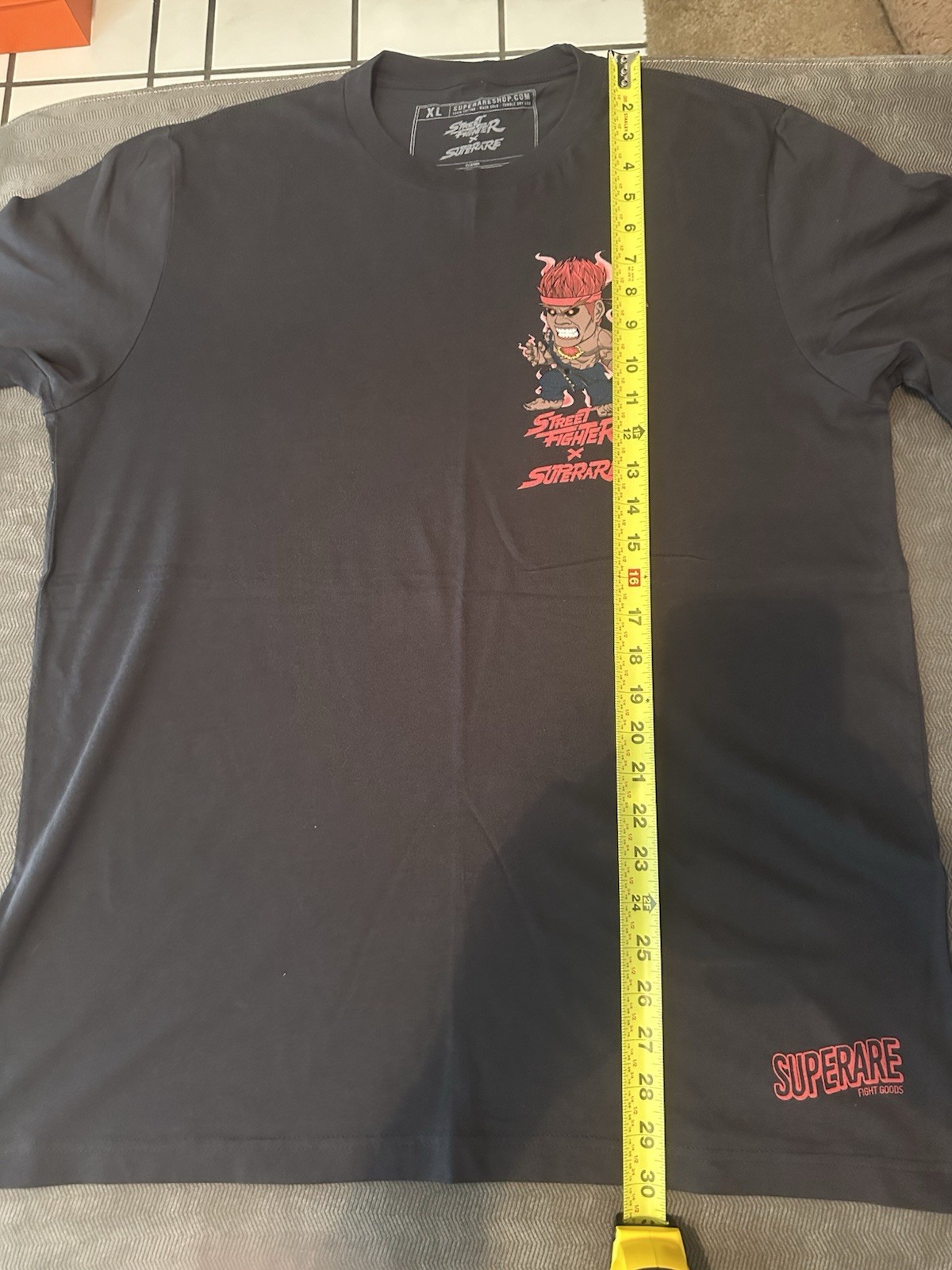 Street Fighter X Superare Size XL Evil Ryu super rare Capcom video game