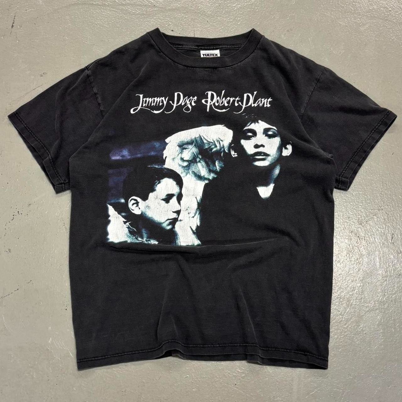 Jimmy Page & Robert Plant Walking into everywhere North American Tour Shirt L 90