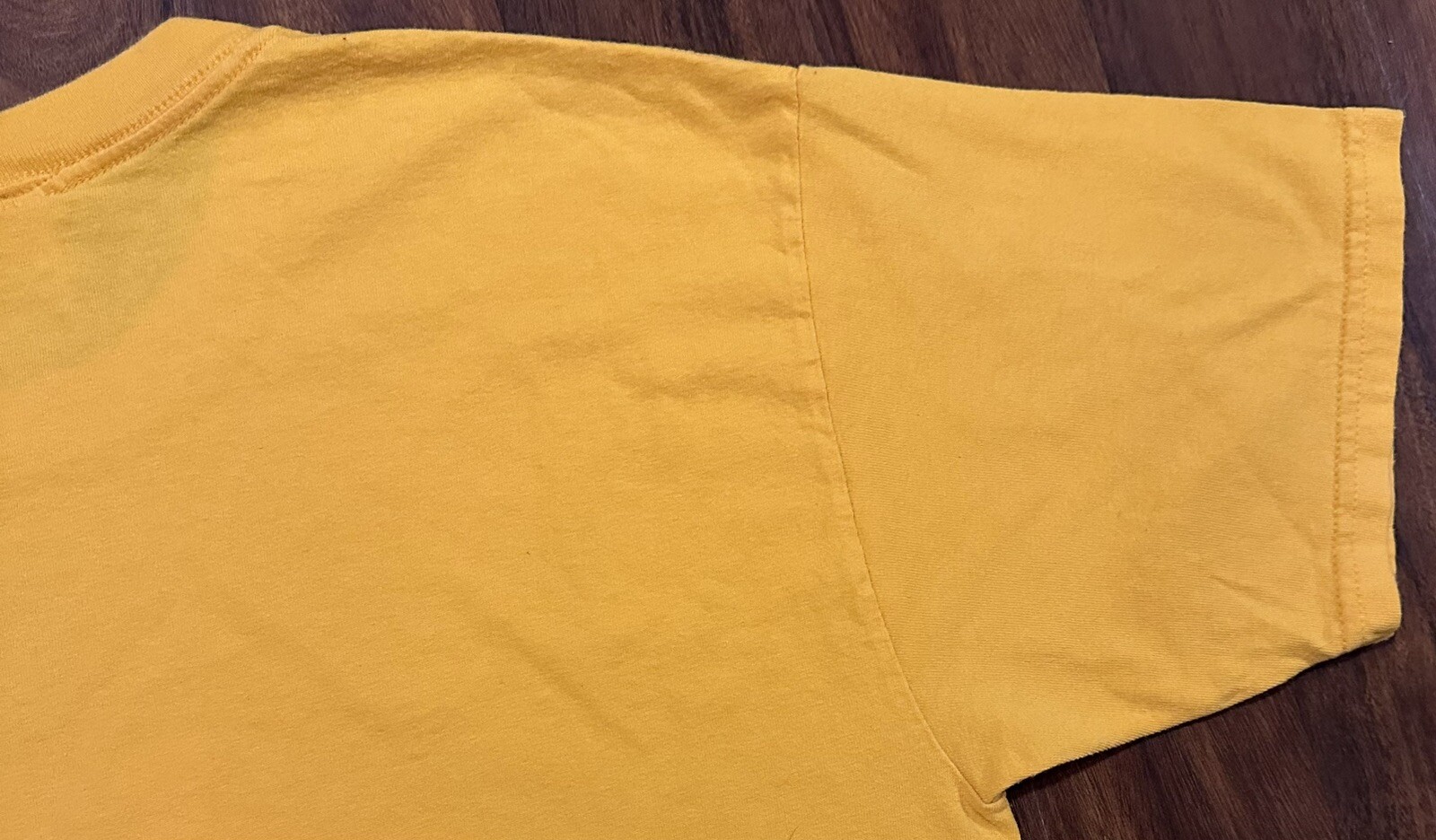Rare Elmira College New York NY Yellow T Shirt Size Large Dodger Vintage