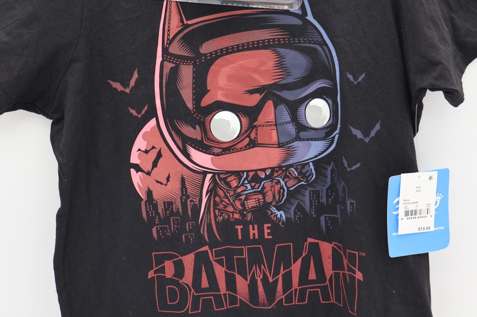 Batman Funko Pocket Pop Short Sleeve Graphic T-Shirt Size Small NWT