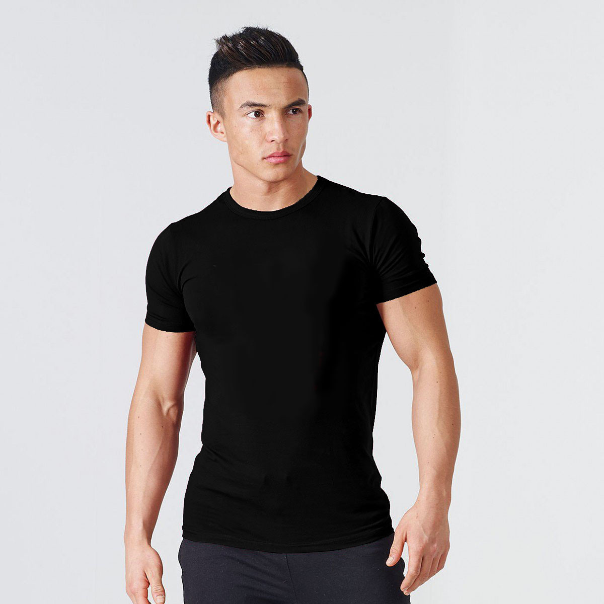 Men&rsquo;s Gym Bodybuilding Fitness Cotton Clothing Muscle Muscle T-shirt Tee Vest