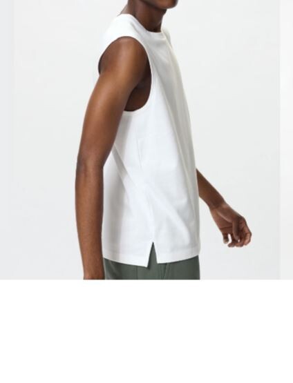 UNIQLO AIRism Cotton Sleeveless T-Shirt S-4XL Crew-Neck Tank Men 475363 NWT