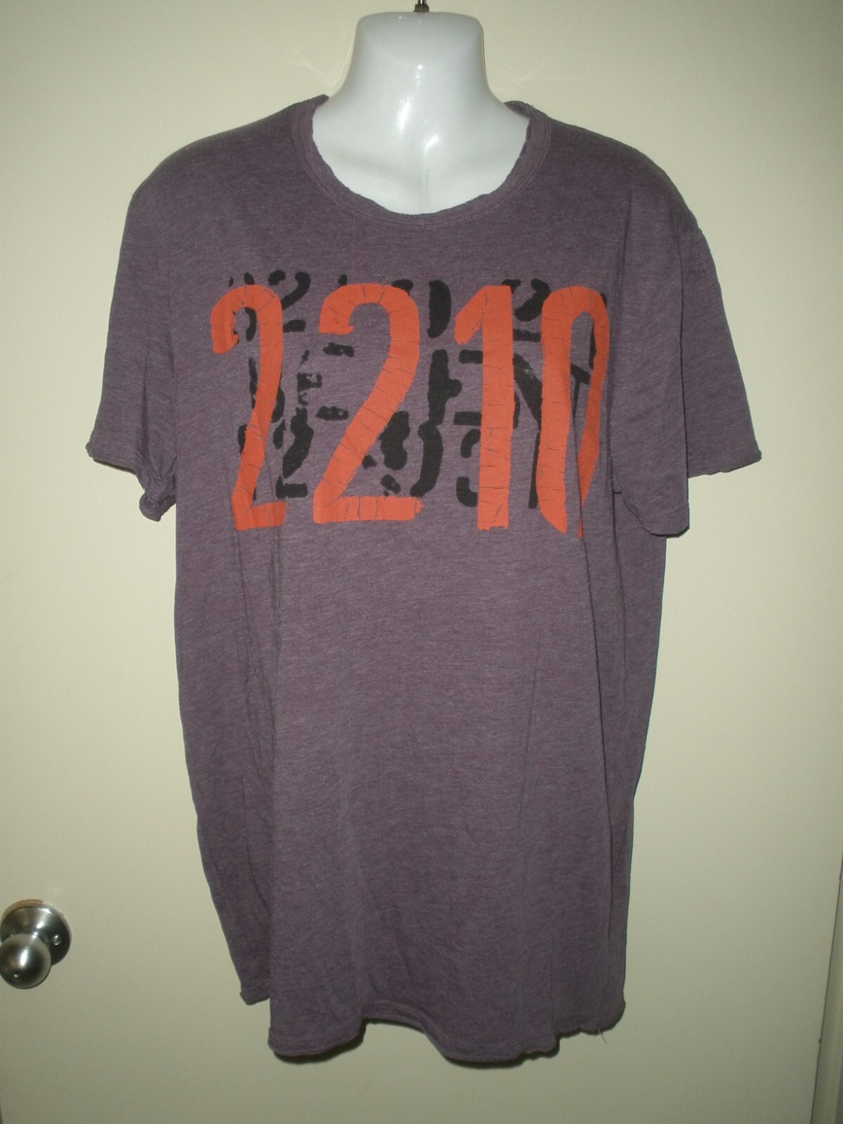 #E Converse Shoes Soft Tee Mens L Purple 2210