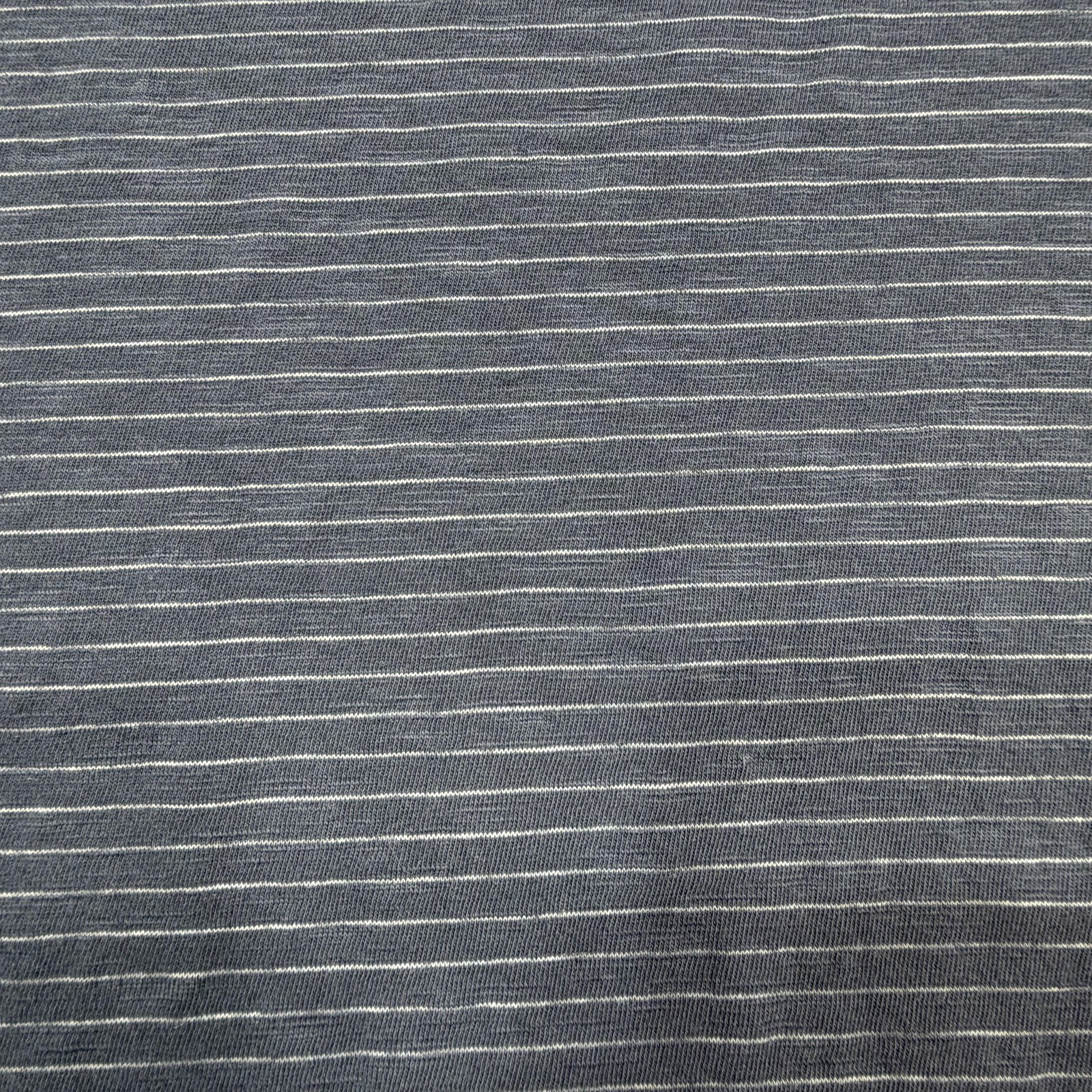 Marine Layer Signature Crew Tee Shirt Mens Medium Blue Striped Made USA Casual