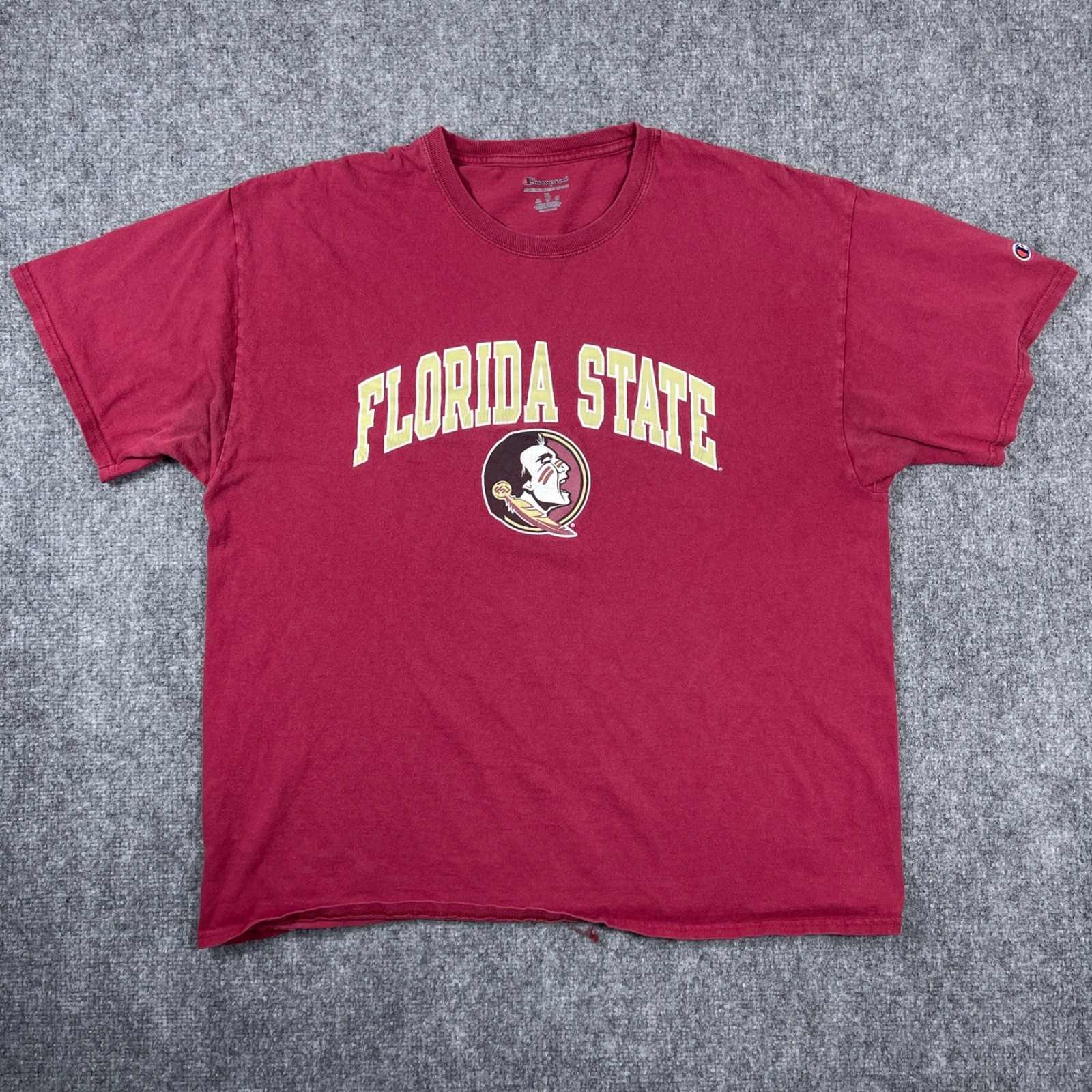 Florida State Seminoles Champion T-Shirt Mens XL Red Short Sleeve Graphic FSU