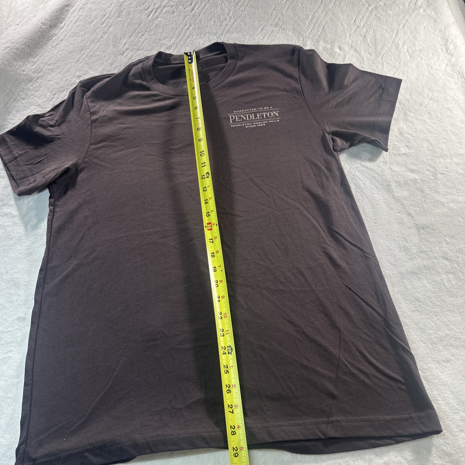 Pendleton Men’s graphic T Shirt Brown Short Sleeve Outdoors Camping LARGE NWOT
