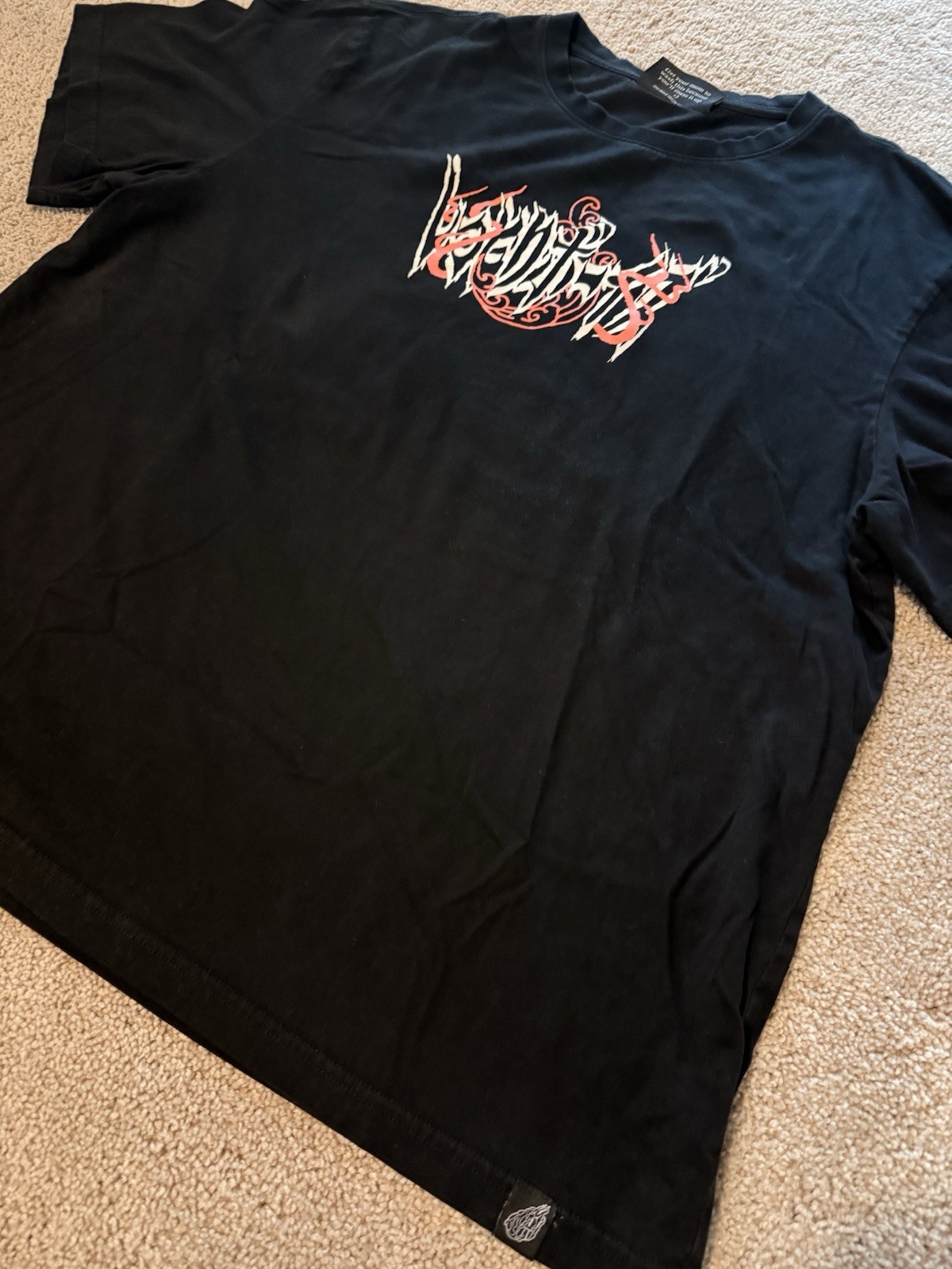The Boys X Moist Cr1tikal Charlie White Limited Edition T Shirt Mens Black