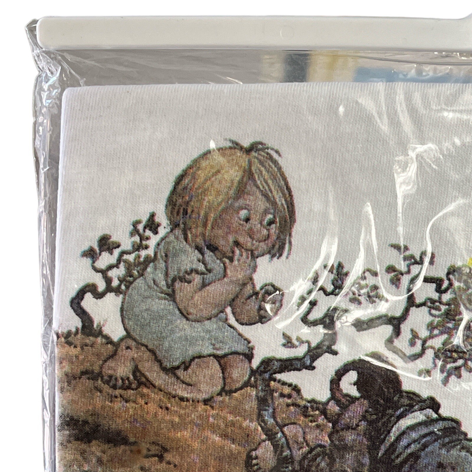 Vntg NyForm Trolls T-Shirt 100% Hurricane Cotton NIP Size 4/6 Norway Early 1990s