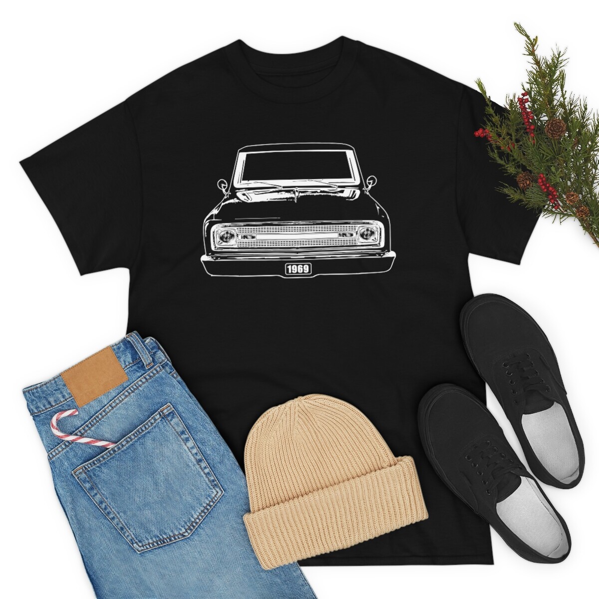 1969 Chevy C/10 Truck Tee T Shirt – Gift, Birthday – 69 Chevrolet