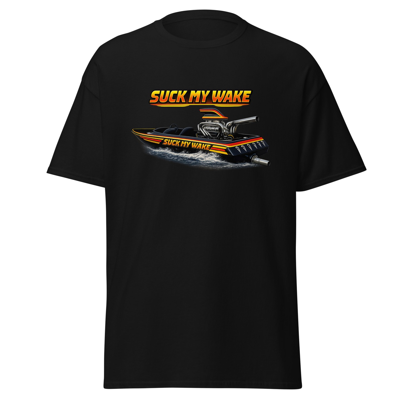Suck My Wake – 80&rsquo;s The Great Outdoors Boating Movie Quote Shirt, Unisex