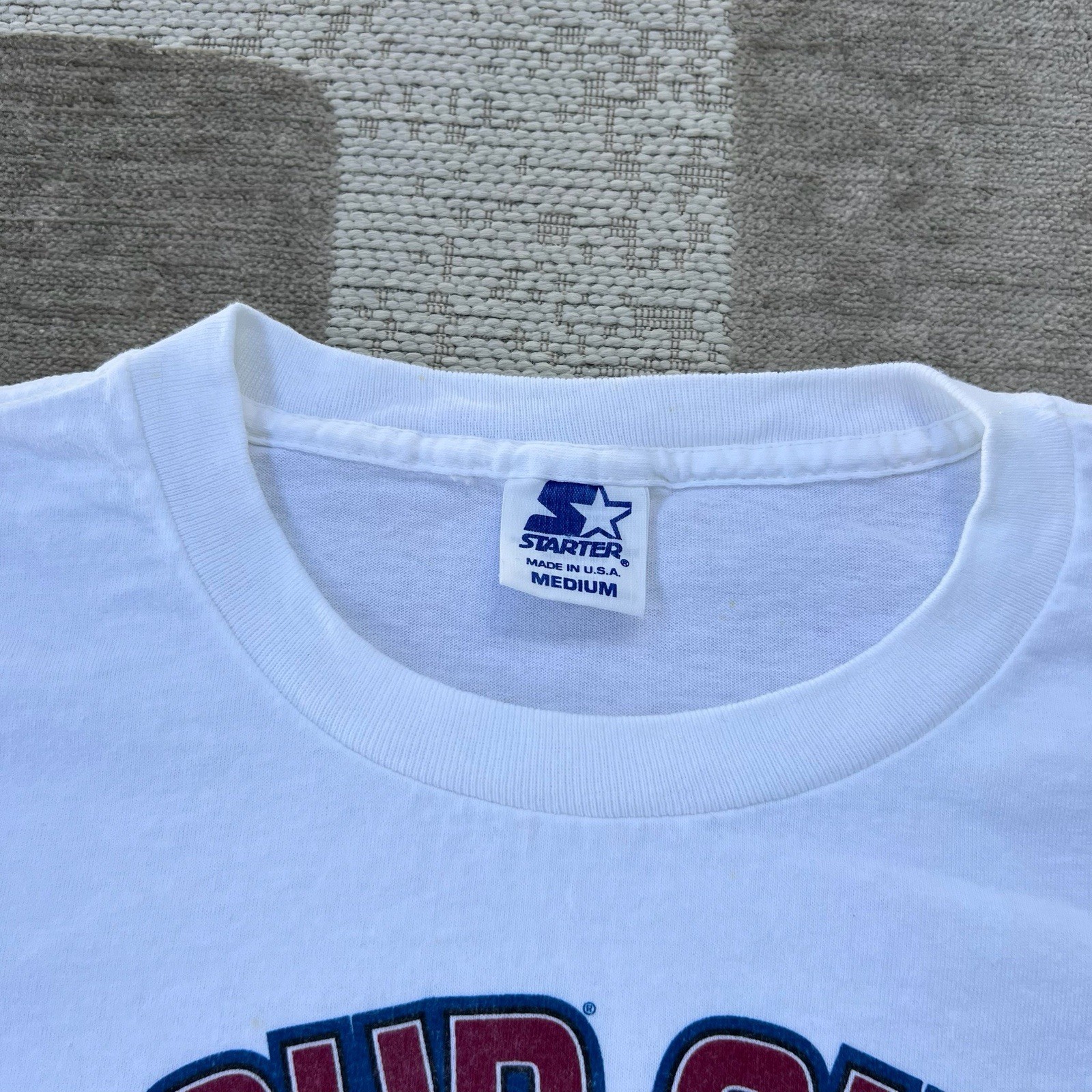 Vintage Starter NHL Colorado Avalanche 1996 Stanley Cup Champion T Shirt Men’s M