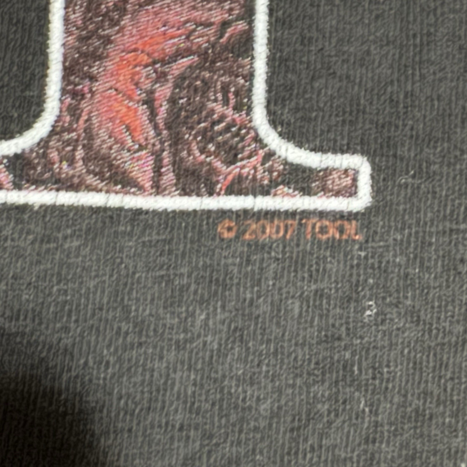 Vintage Tool Band T-Shirt 10,000 Days Album LA Metal Size 24×29 Y2K 2007