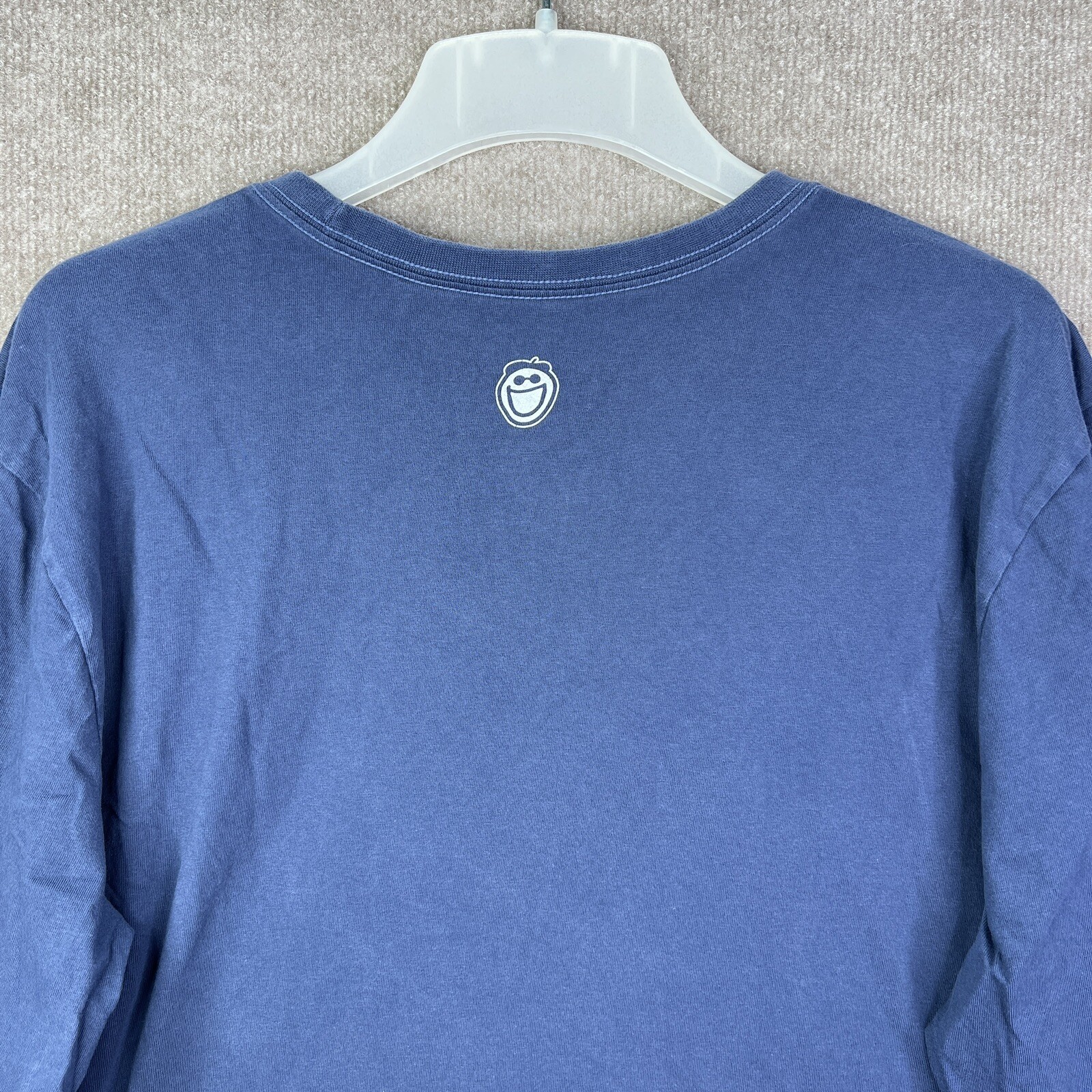 Life Is Good Mens Silent Night Long Sleeve Cotton Graphic Shirt Tee XL Blue