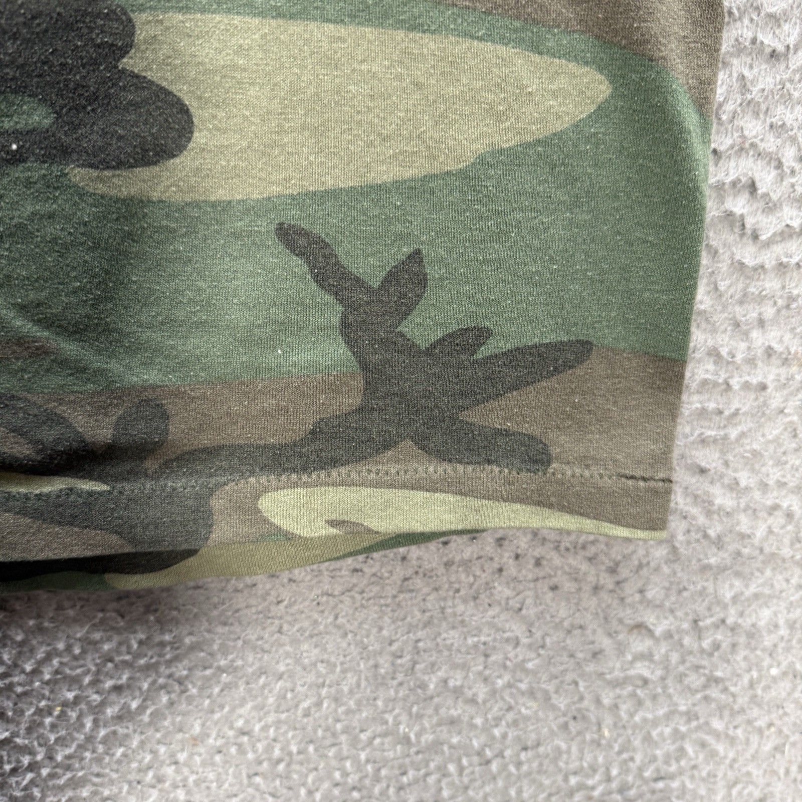 Vintage Outdoor Life Shirt Adult XL Camouflage Single Stitch Woodland Camo 90s