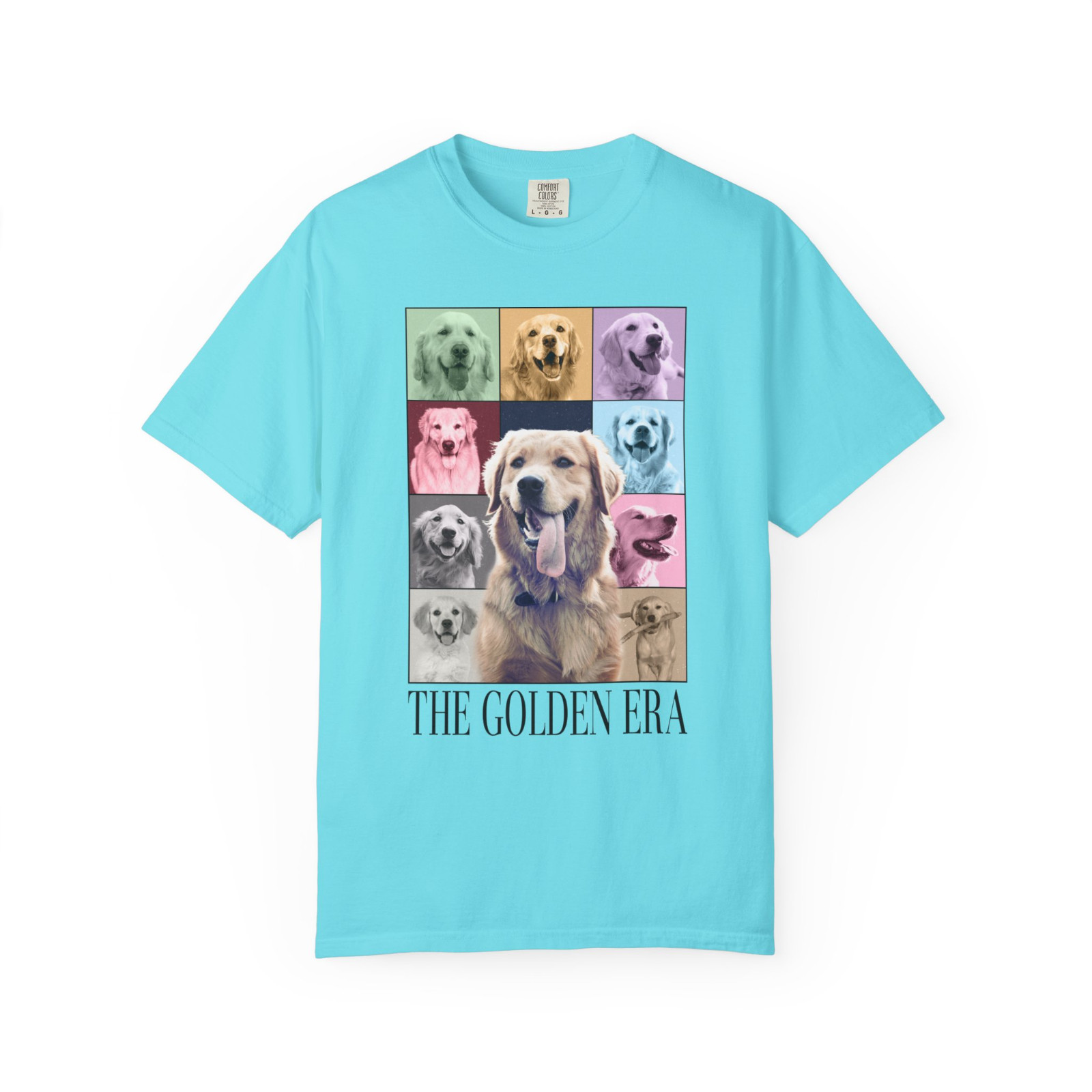 Golden Retriever Dog Shirt Comfort Colors®: Relaxed Fit, Soft Cotton – Unisex