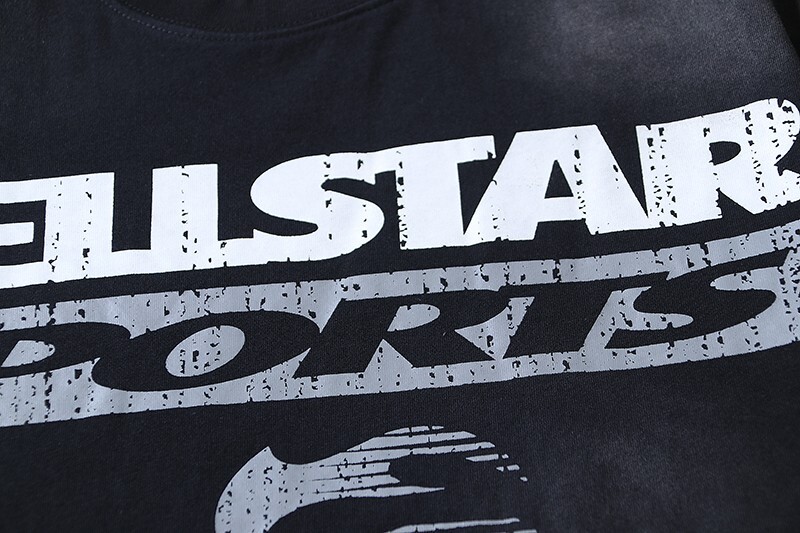 Men&rsquo;s Hell Studios star Gel Sport Logo tee cotton short sleeved T-shirt 3 Color