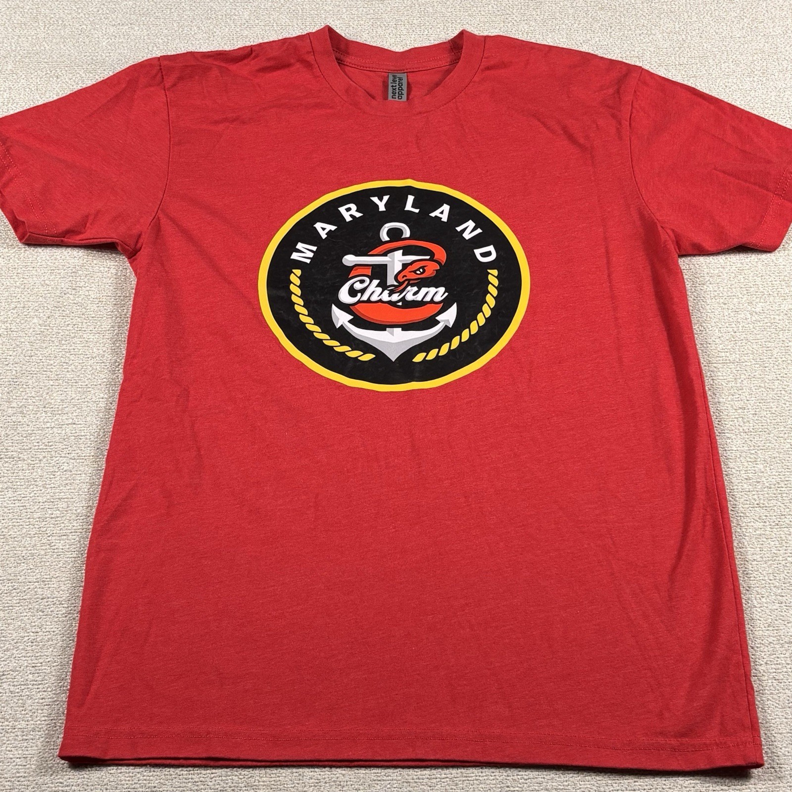 WLL Maryland Charm By NLA Holman #10 T-Shirt Adult Small Chest Logo Snake Anchor