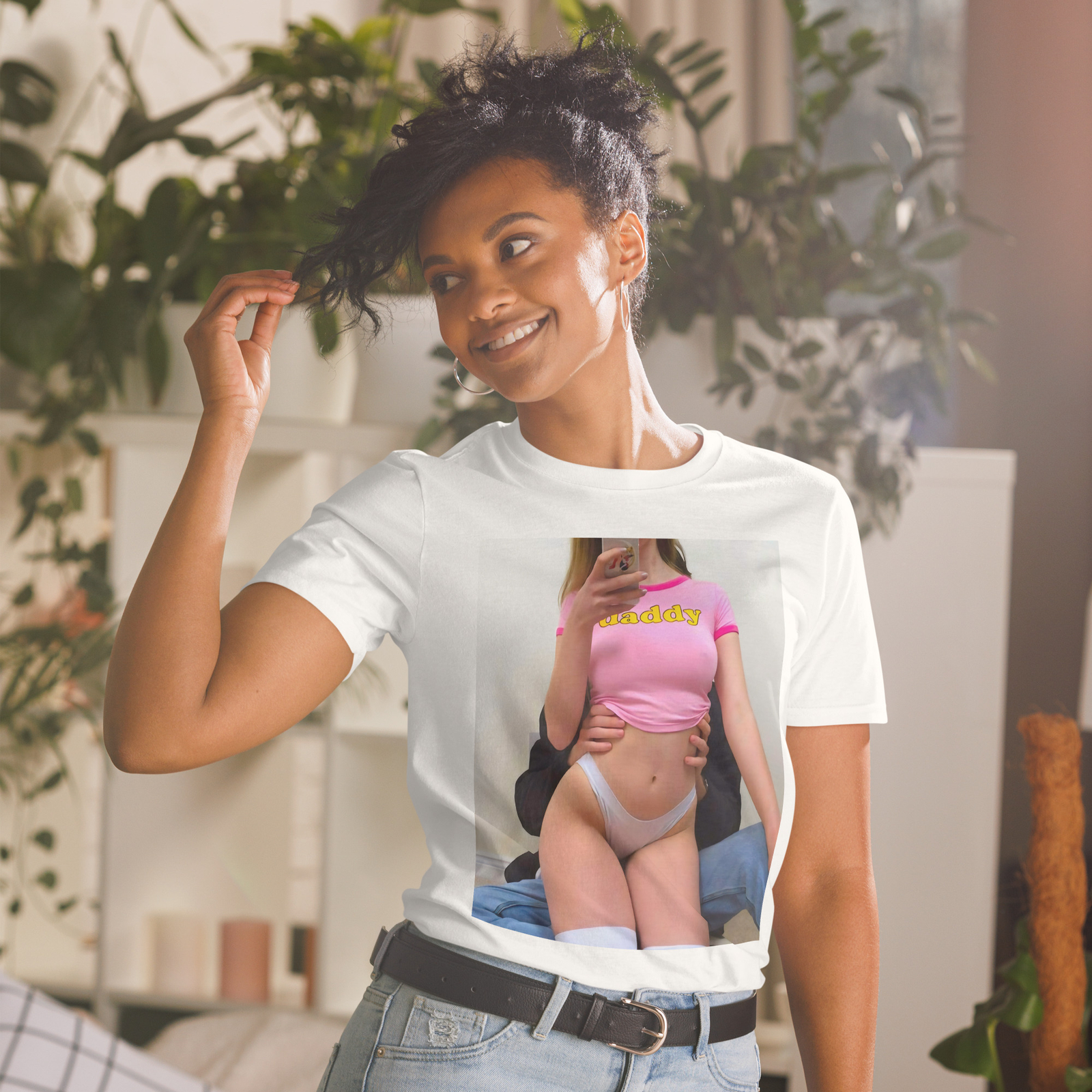 Daddy Sexy Woman Hot Model Short-Sleeve Unisex T-Shirt