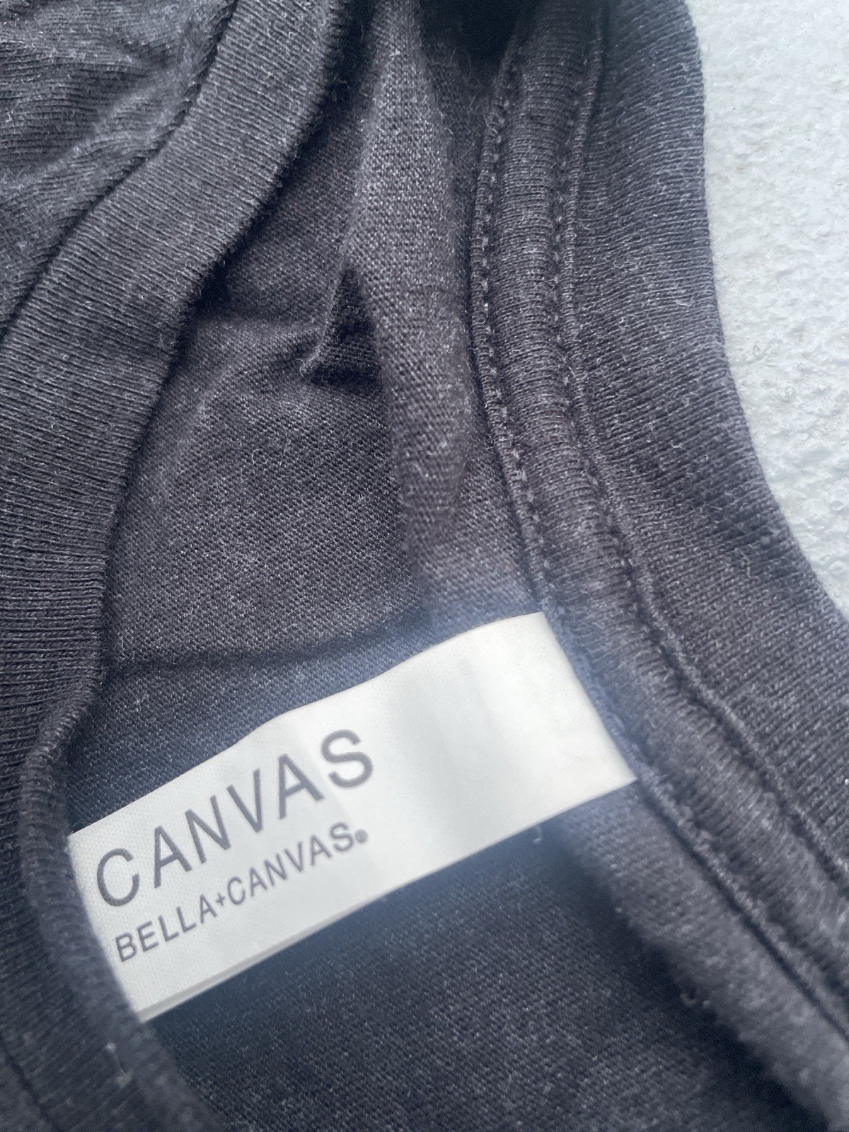 Bella + Canvas Black Graphic Print Crew Neck Short Sleeve T-Shirt M