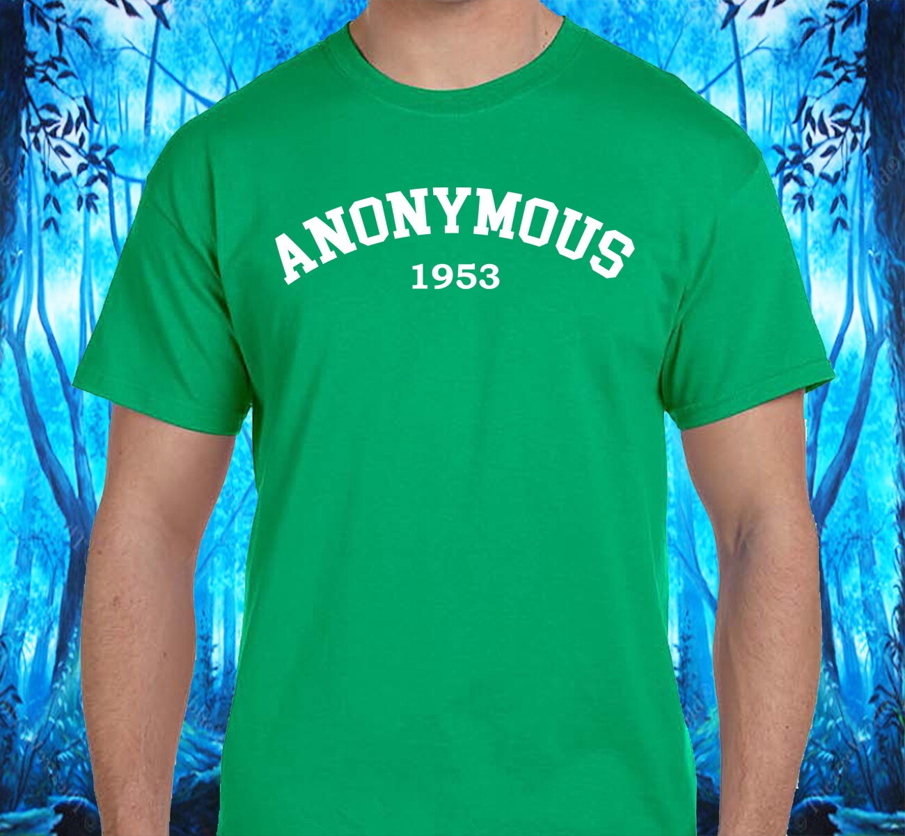 Narcotics Anonymous ANONYMOUS 1953 SS/LS T-shirt – Free Shipping – NA