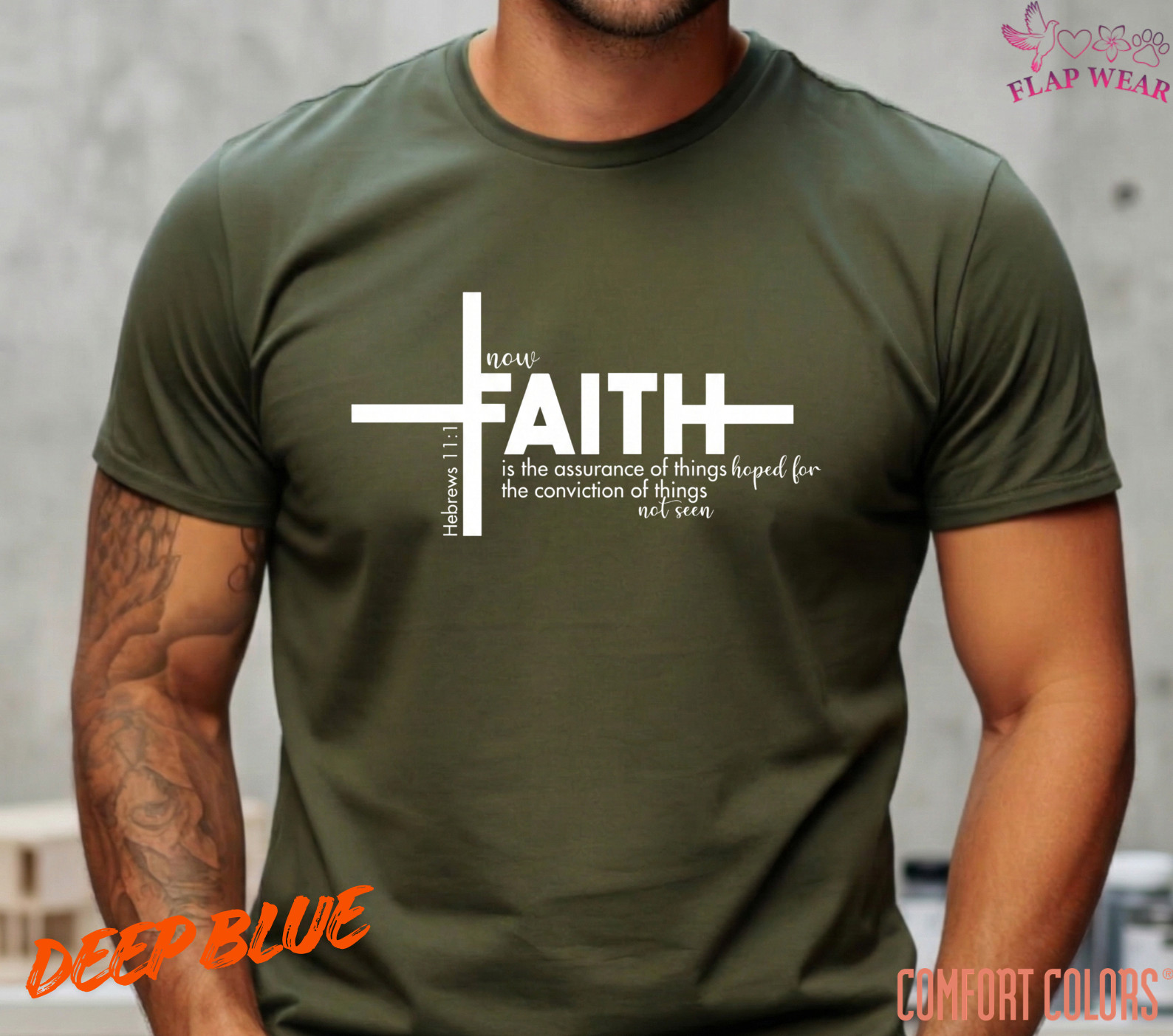 Unisex Hebrews 11:1 Christian T-Shirt, Men T shirt,Women T shirt Gift Religio