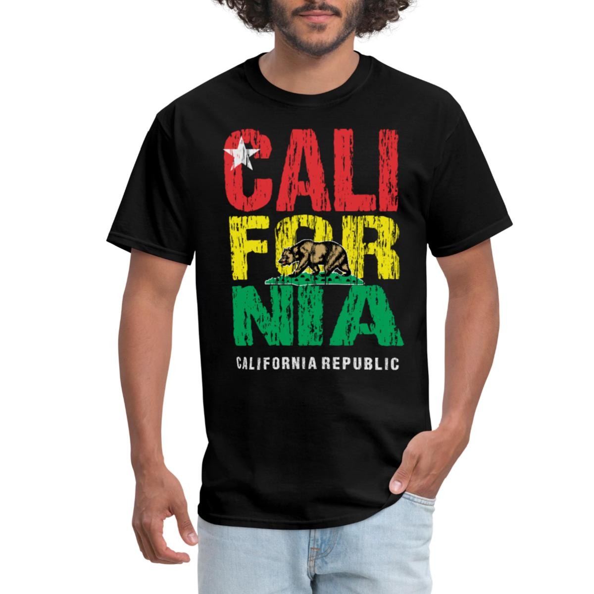 Tri Color California Men&rsquo;s T-Shirt