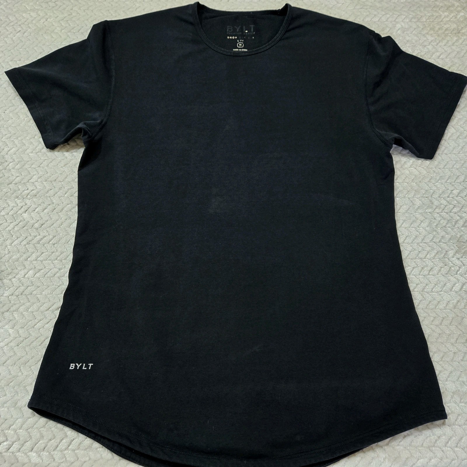 BYLT Premium Basics Drop Cut Lux T-Shirt Men&rsquo;s Medium Black