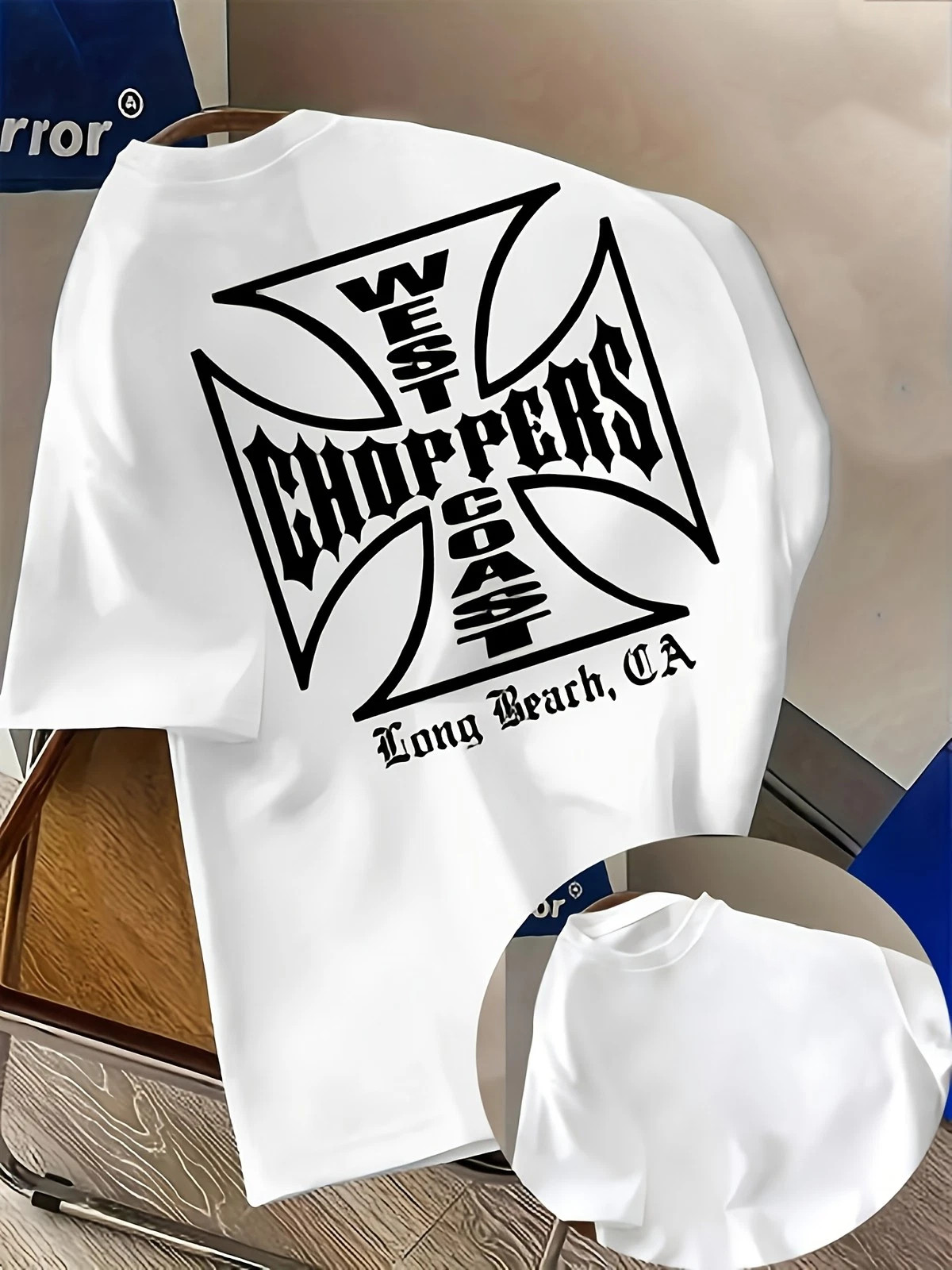 Men&rsquo;S Trendy T-Shirt Featuring a Unique West Coast Choppers Letter Print shirt