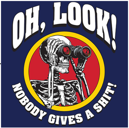 T-Shirt-OH LOOK-NOBODY GIVES A SH*T