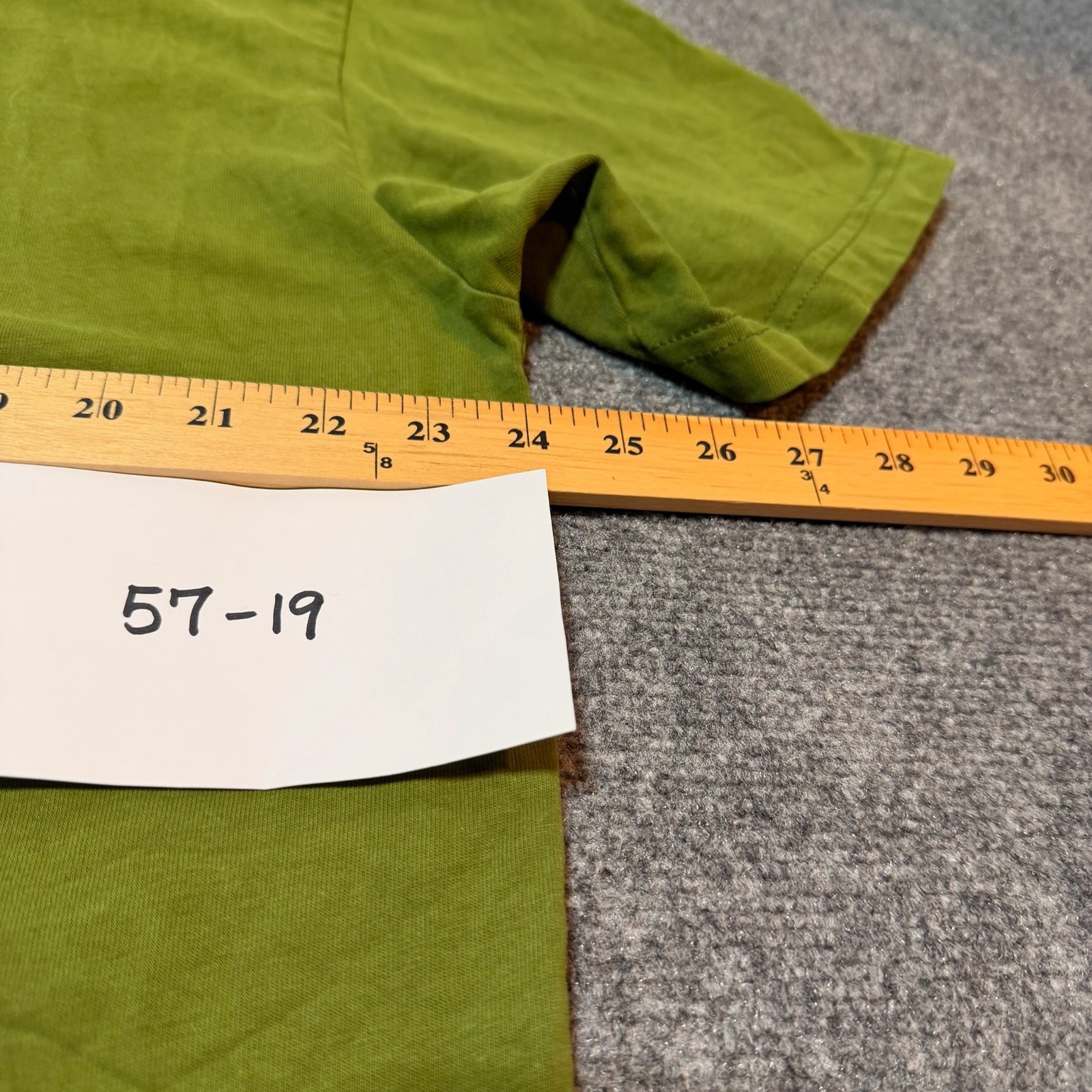 Orvis Shirt Mens Extra Large Green Cotton Tee Short Sleeve Casual