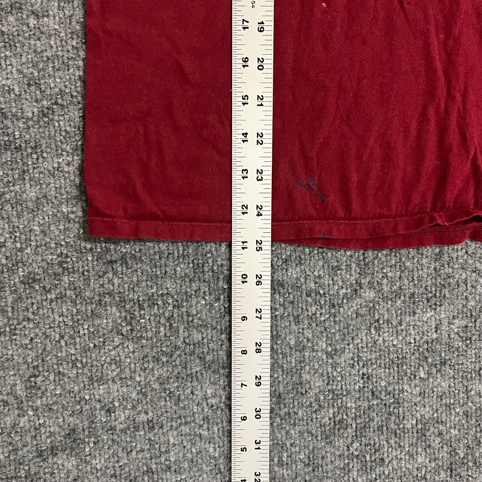 Nike T-Shirt Mens Size S Maroon Red Swoosh Logo Athletic Cut Short Sleeve Tee