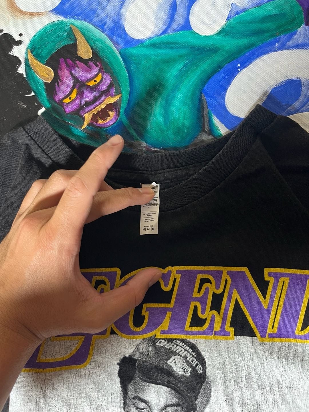 Kobe Bryant Legend Graphic T-Shirt Black Mamba Tribute Tee