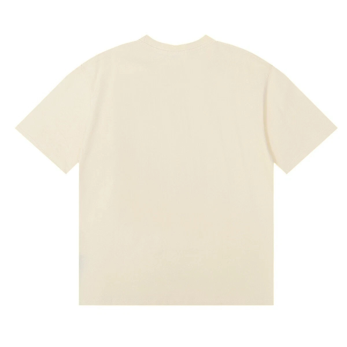 RHUDE Men Women Ski Club Letter Print T-Shirt Unisex Simple T-shirt Crew-neck